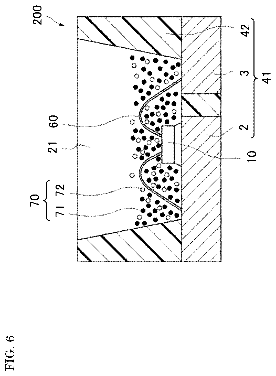 Patent US12504132 Figure 6 – Light-emitting device, lighting appliance, and street light