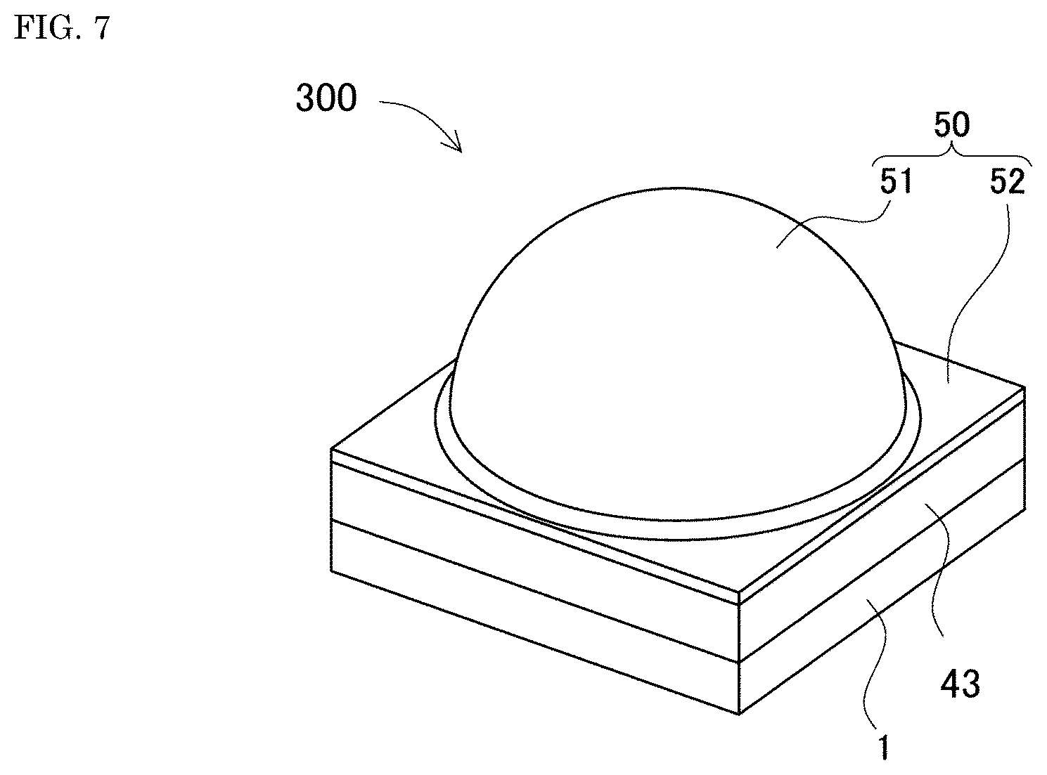Patent US12504132 Figure 7 – Light-emitting device, lighting appliance, and street light