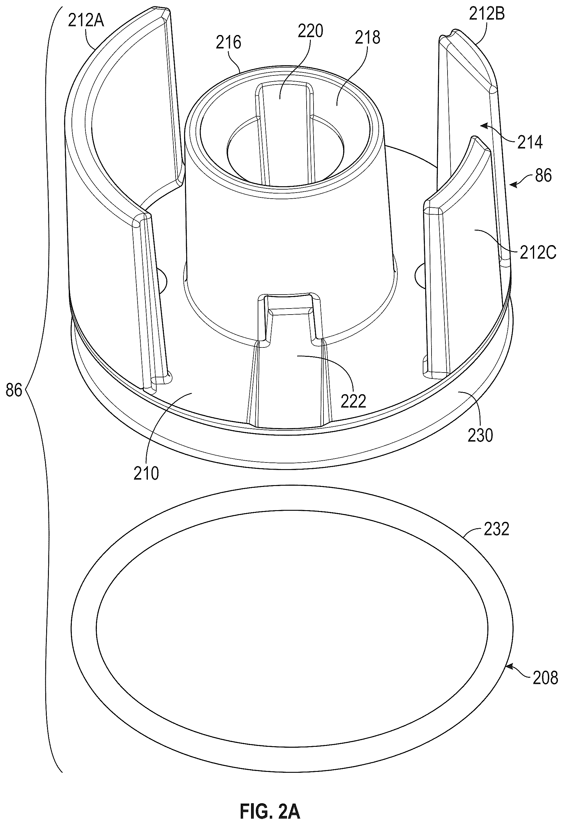 Patent US12504136 Figure 2 – Retention, adjustability and maintenance for a recessed component such as a recessed luminaire