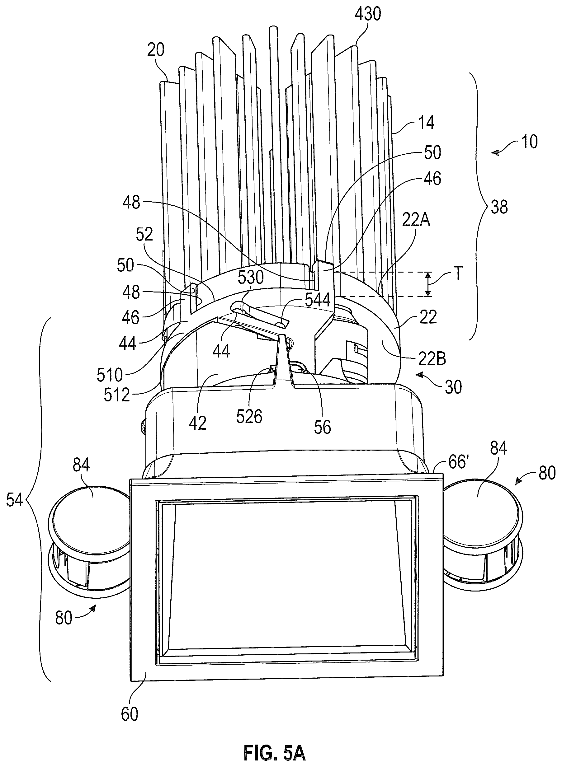Patent US12504136 Figure 9 – Retention, adjustability and maintenance for a recessed component such as a recessed luminaire
