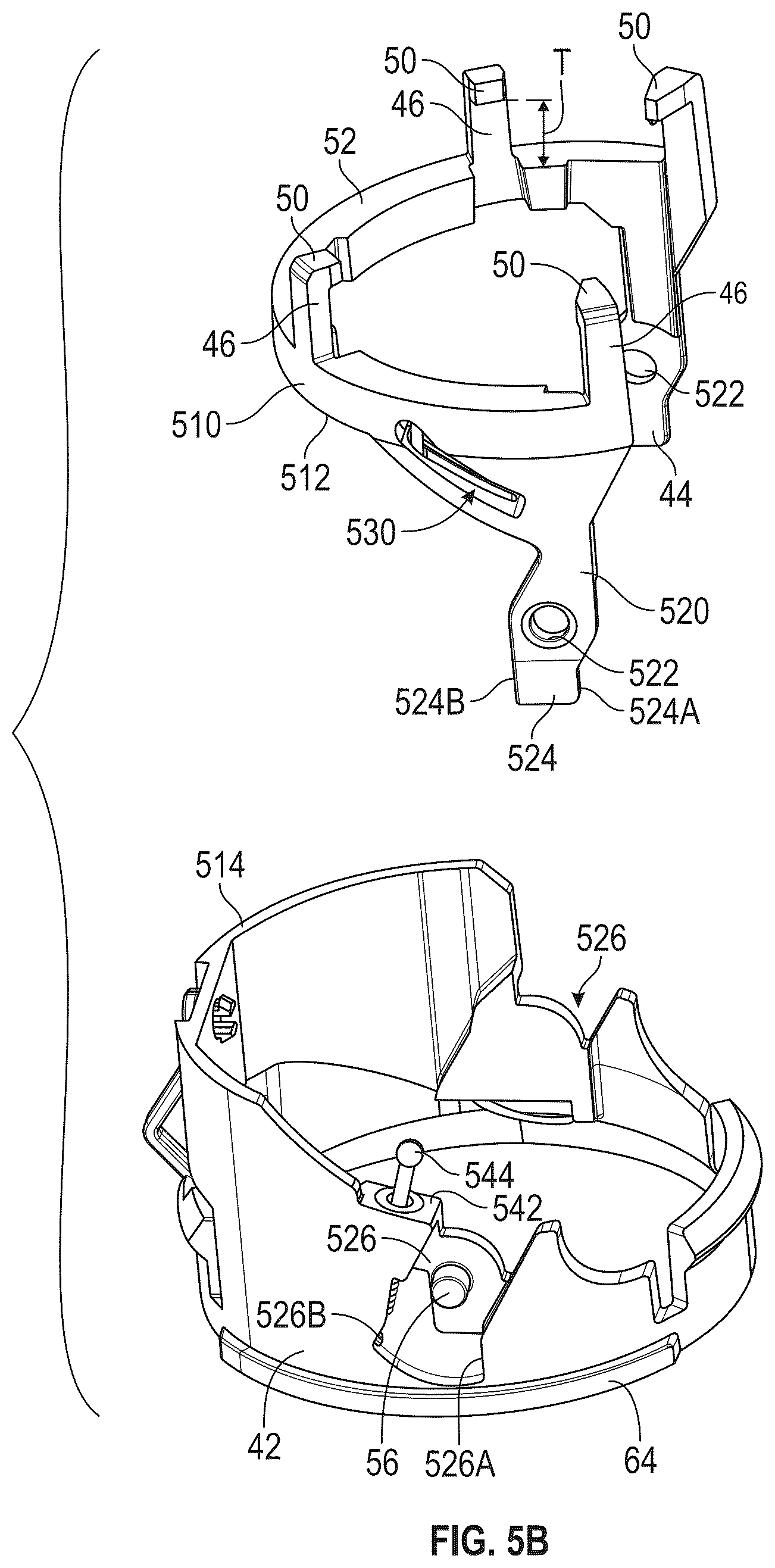 Patent US12504136 Figure 10 – Retention, adjustability and maintenance for a recessed component such as a recessed luminaire