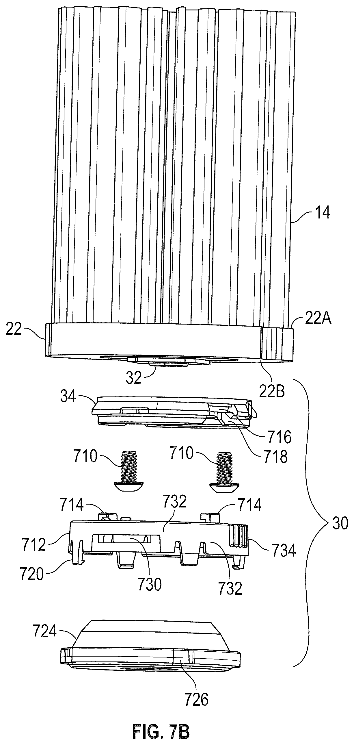 Patent US12504136 Figure 18 – Retention, adjustability and maintenance for a recessed component such as a recessed luminaire