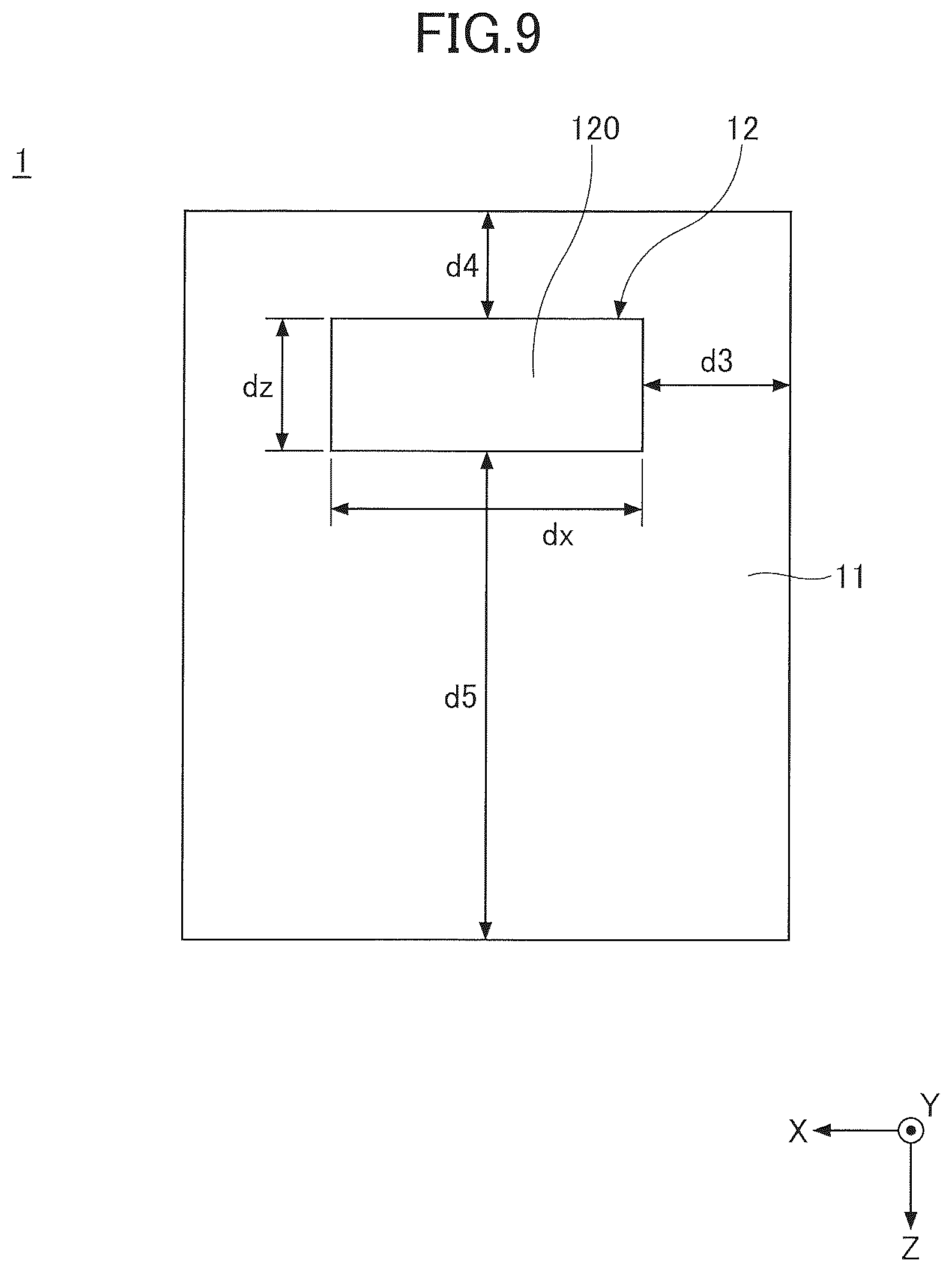 Patent US12504140 Figure 9 – Vehicle lamp