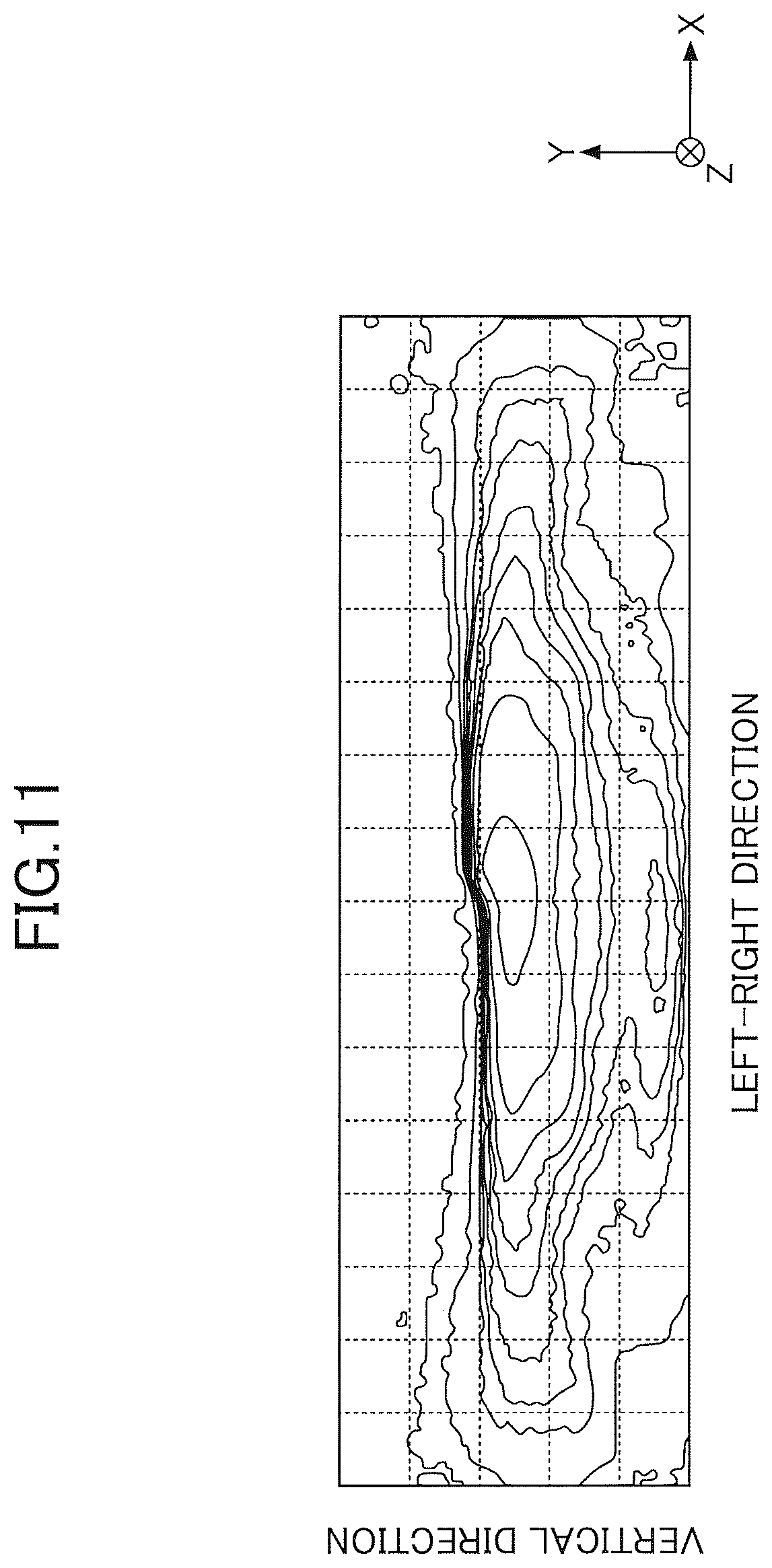 Patent US12504140 Figure 11 – Vehicle lamp