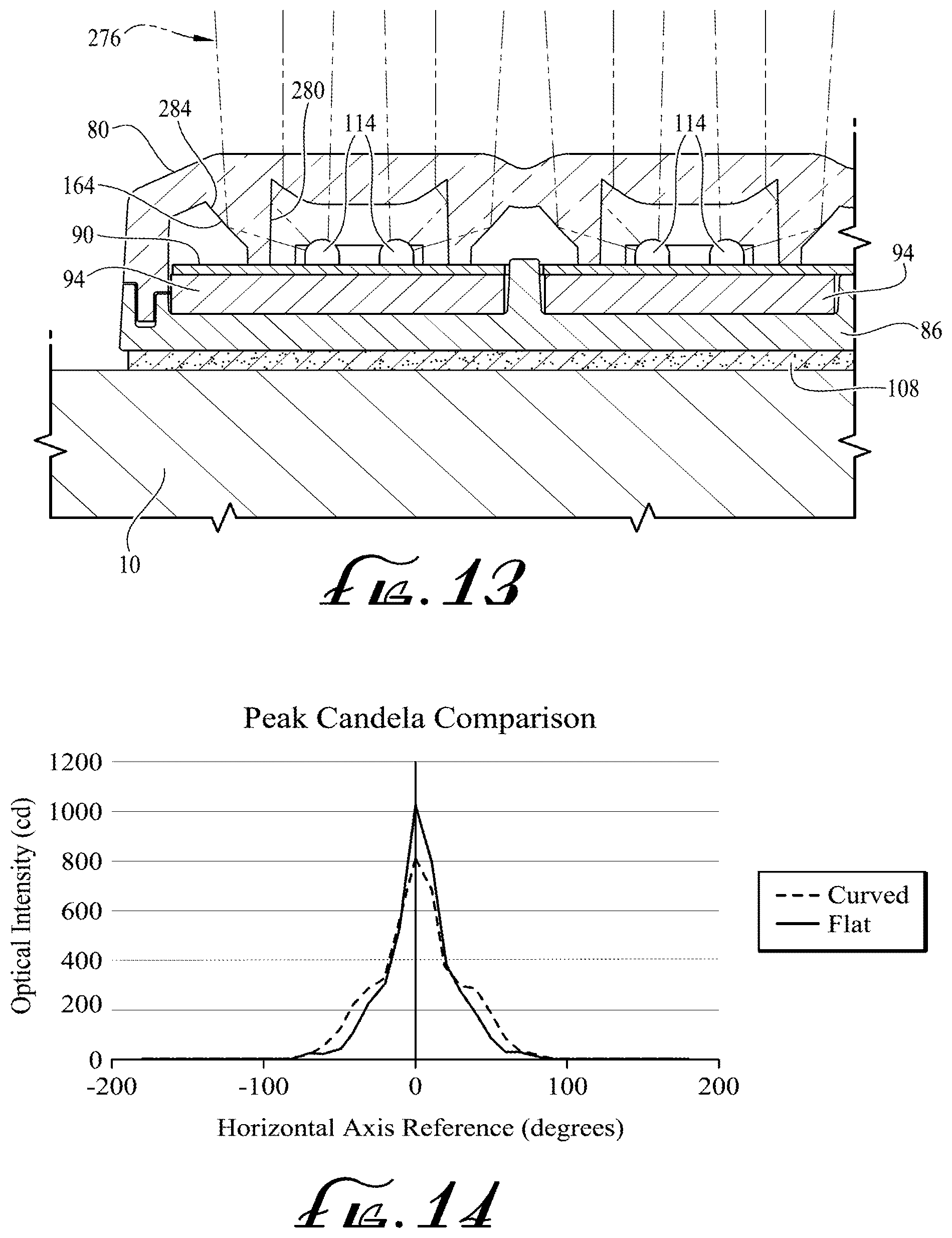 Patent US12504142 Figure 9 – Flexible directional vehicle warning light