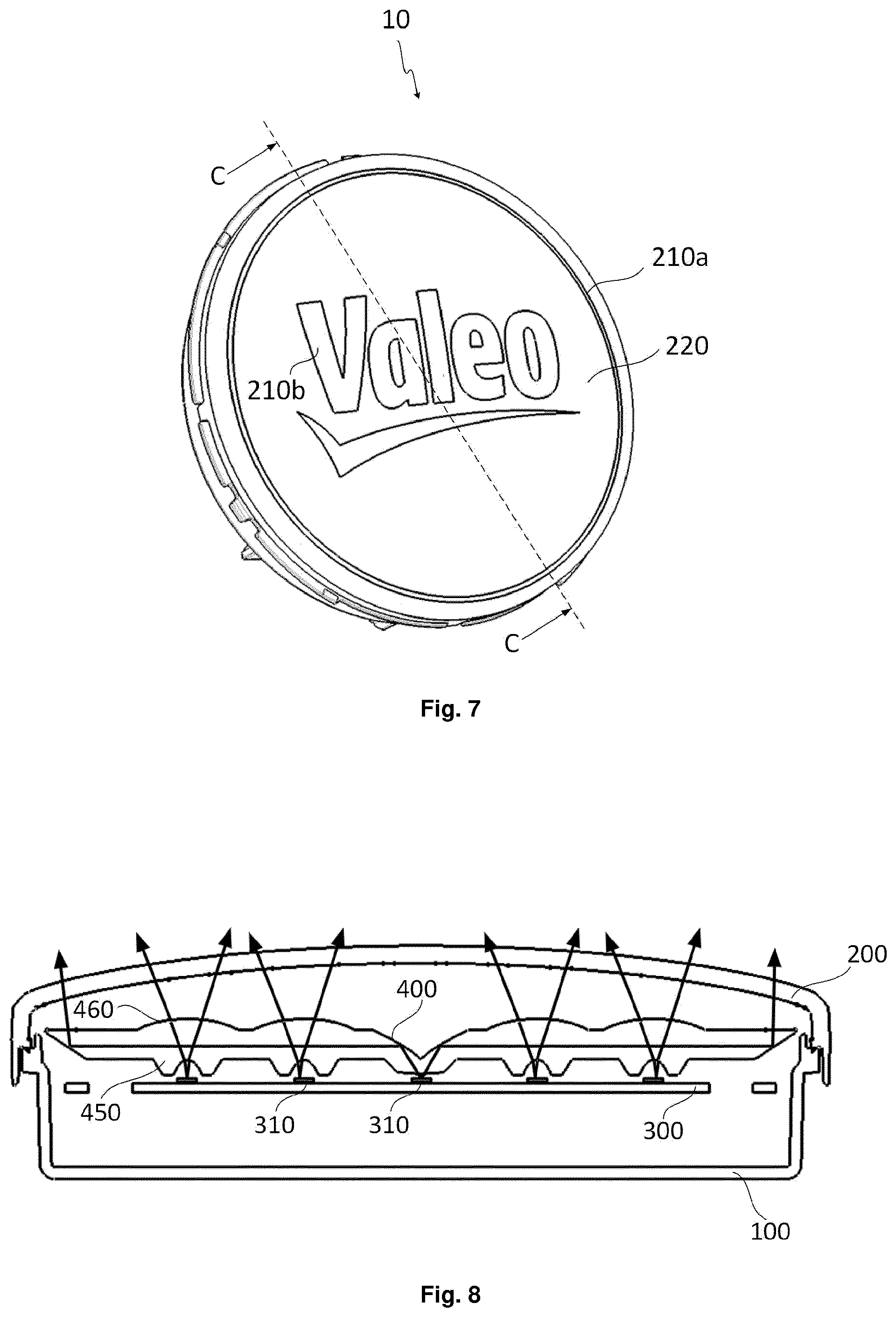 Patent US12504143 Figure 5 – Light guide element, lighting device and vehicle