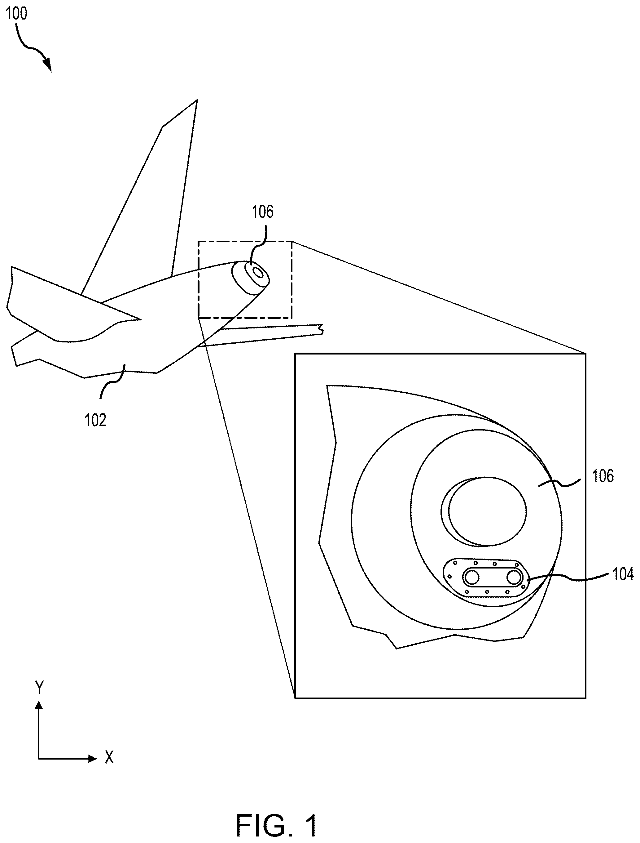 Patent US12504147 Figure 1 – Lighting electronics cooling using high temp TEC with integrated heat sink