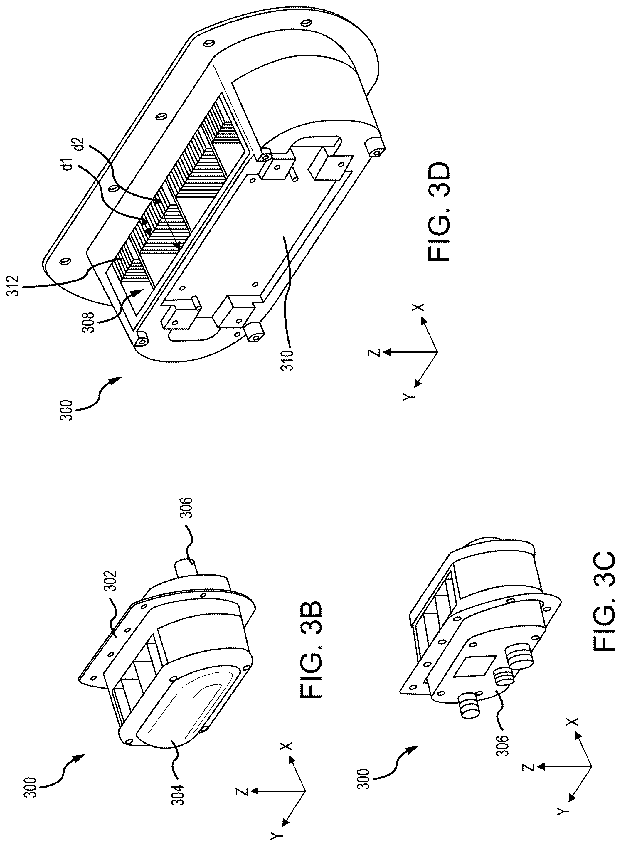 Patent US12504147 Figure 4 – Lighting electronics cooling using high temp TEC with integrated heat sink