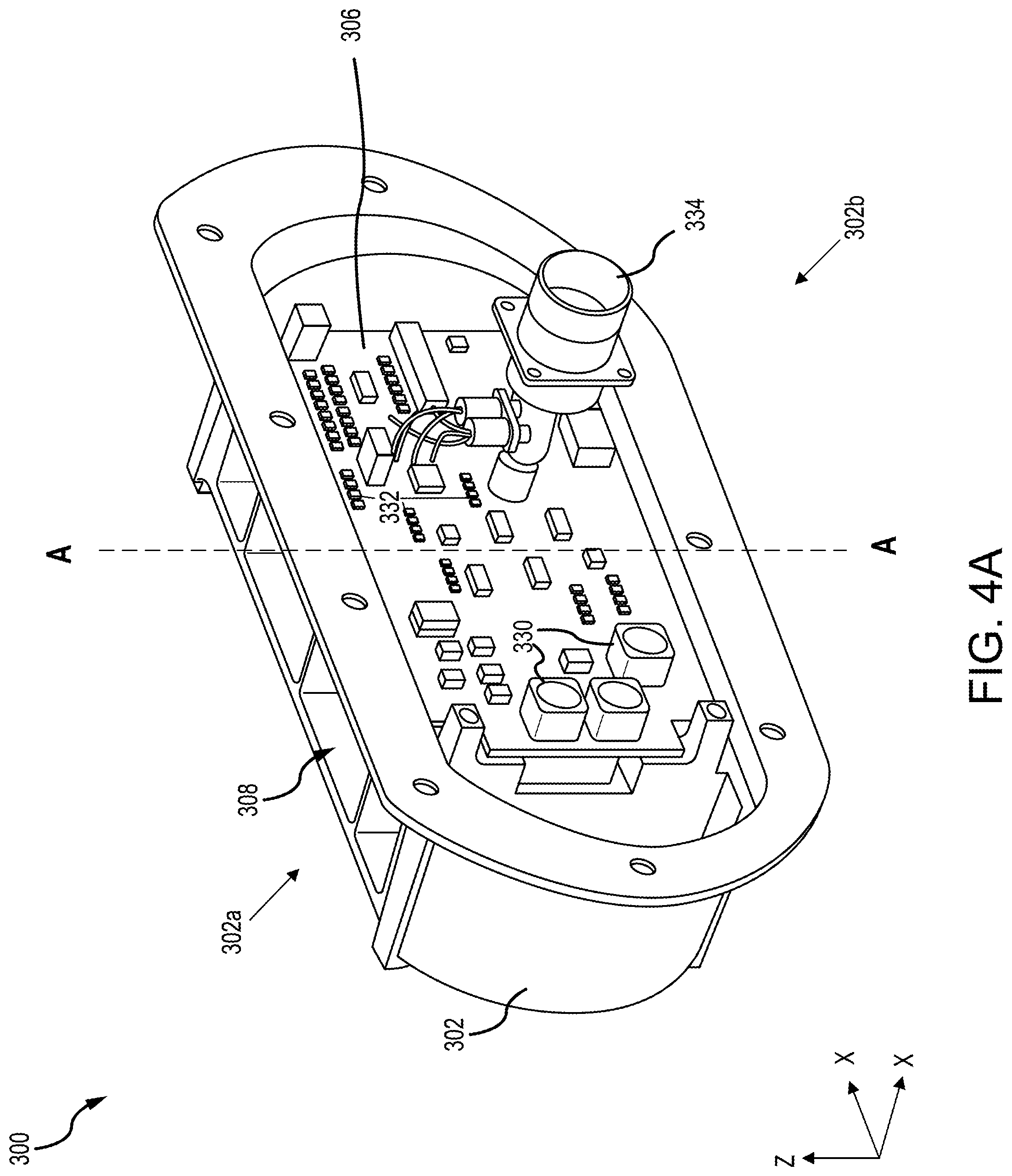 Patent US12504147 Figure 5 – Lighting electronics cooling using high temp TEC with integrated heat sink