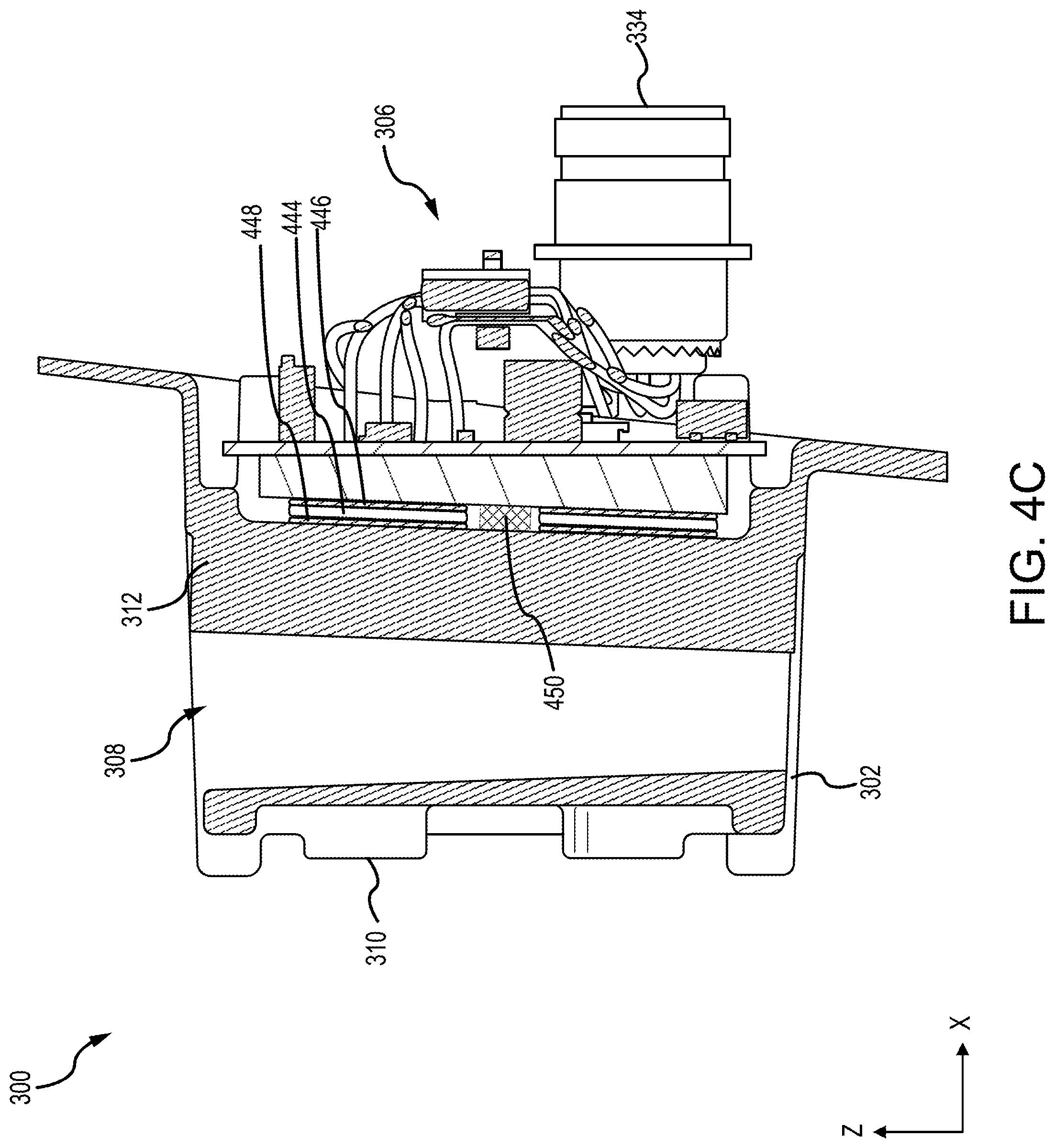 Patent US12504147 Figure 7 – Lighting electronics cooling using high temp TEC with integrated heat sink