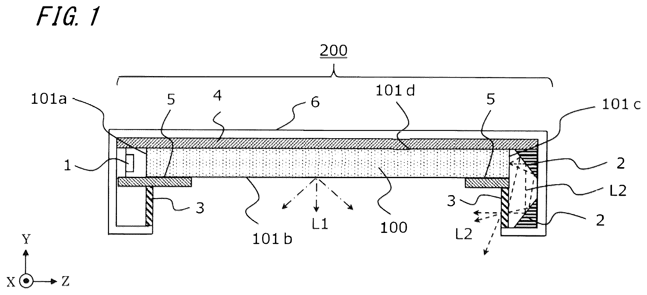 Patent US12504150 Figure 1 – Illumination device