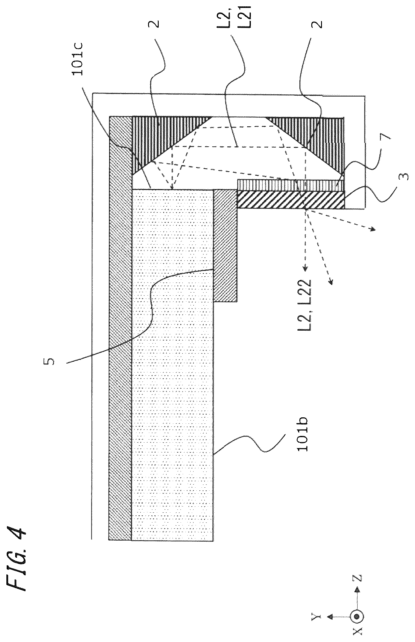 Patent US12504150 Figure 4 – Illumination device