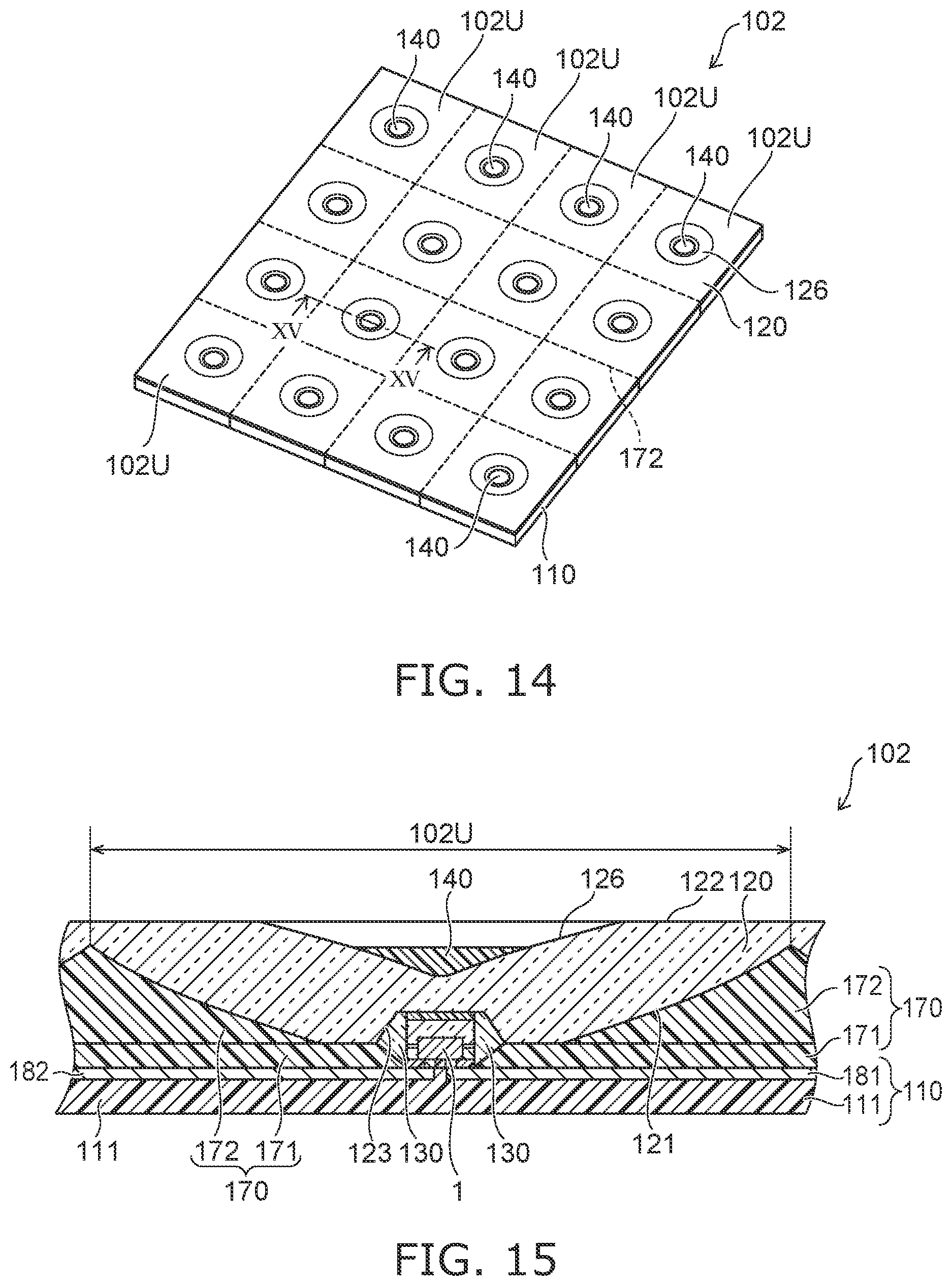Patent US12504151 Figure 11 – Light-emitting device and surface-emitting light source