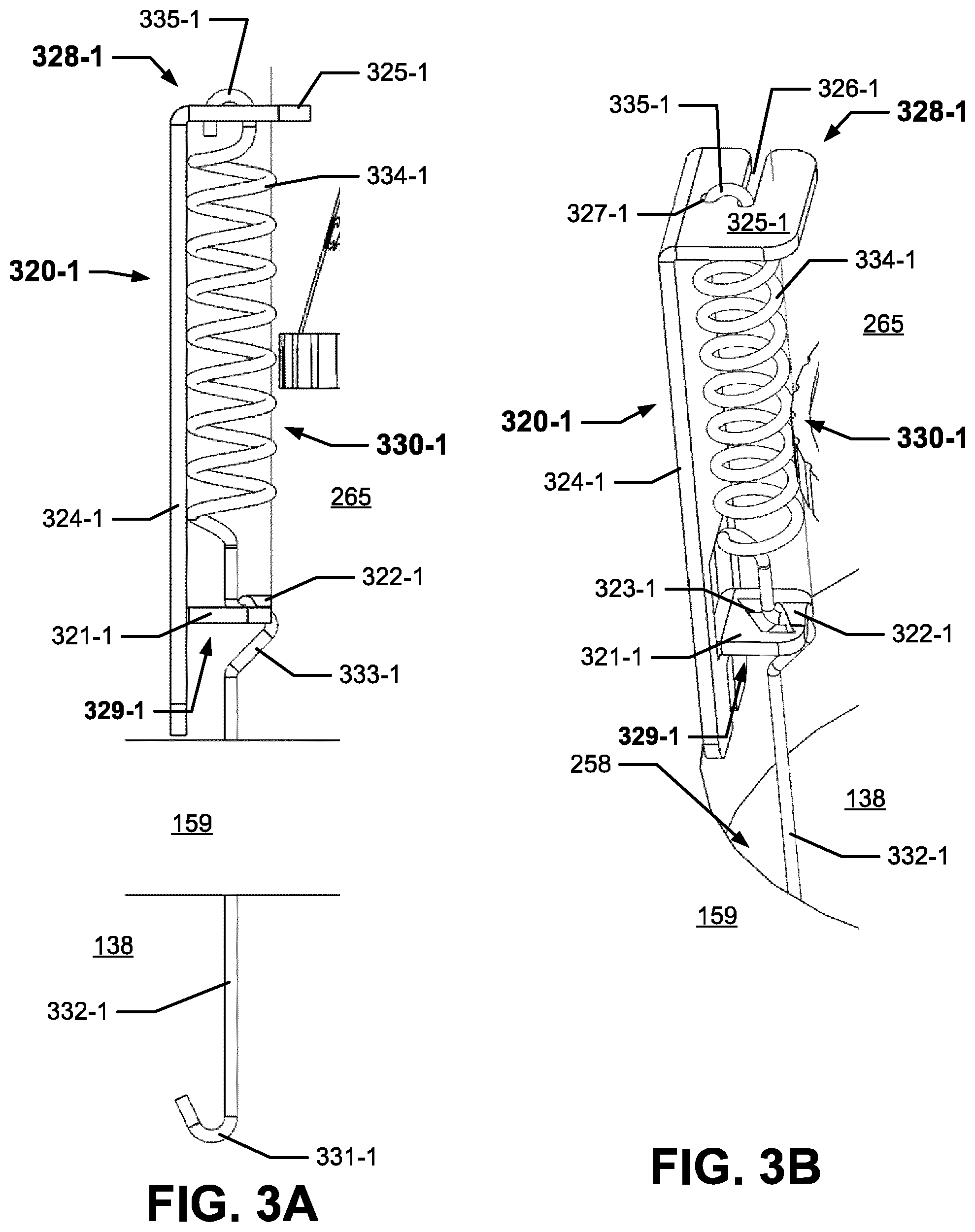 Patent US12504153 Figure 3 – Trim retention assemblies for recessed luminaires