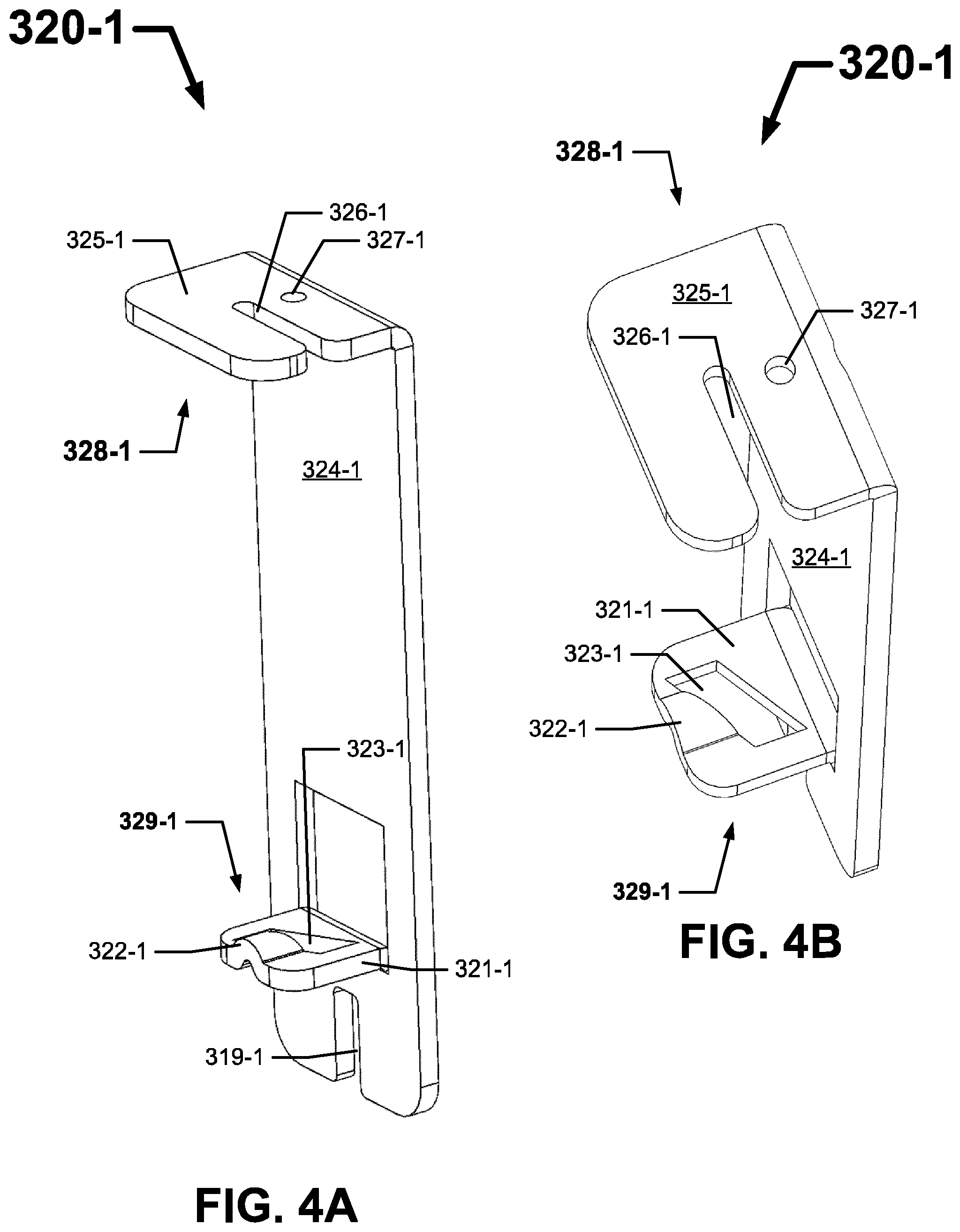 Patent US12504153 Figure 4 – Trim retention assemblies for recessed luminaires