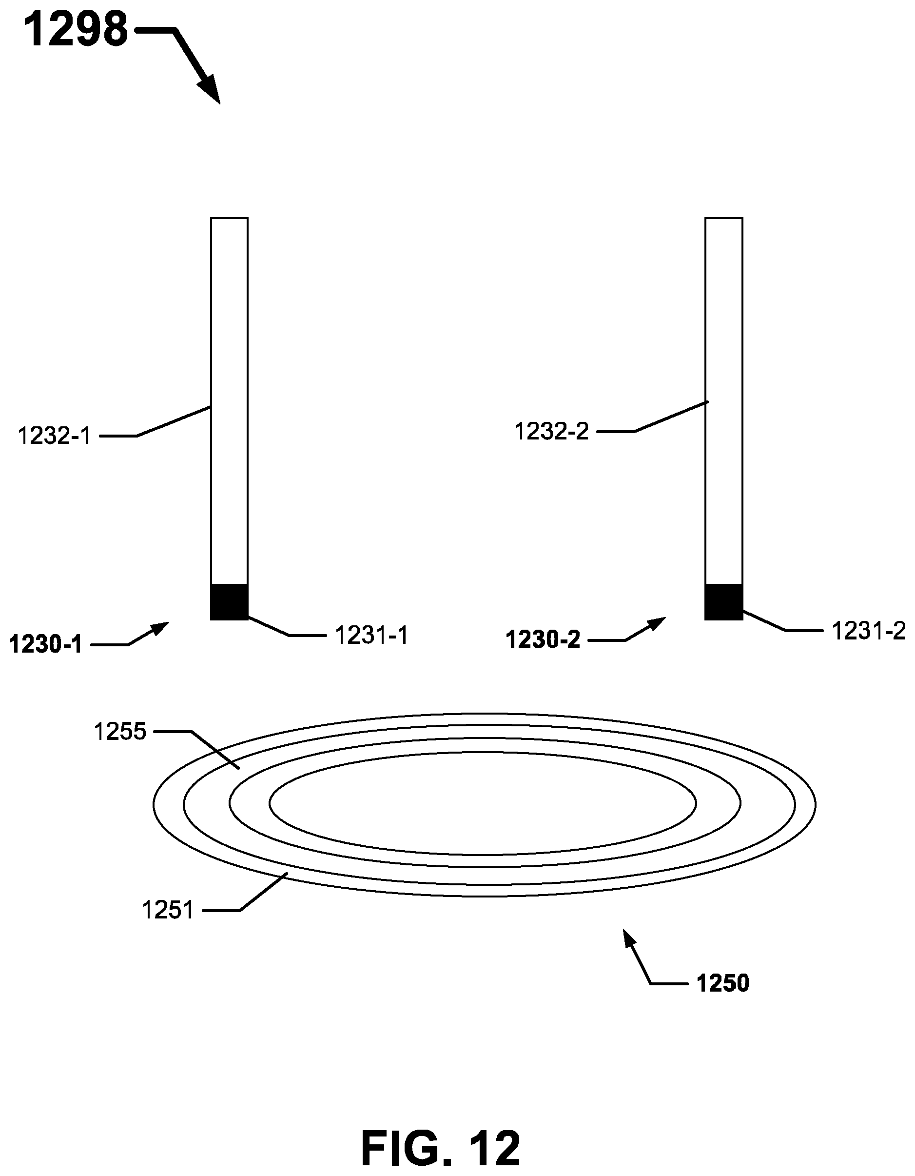 Patent US12504153 Figure 12 – Trim retention assemblies for recessed luminaires