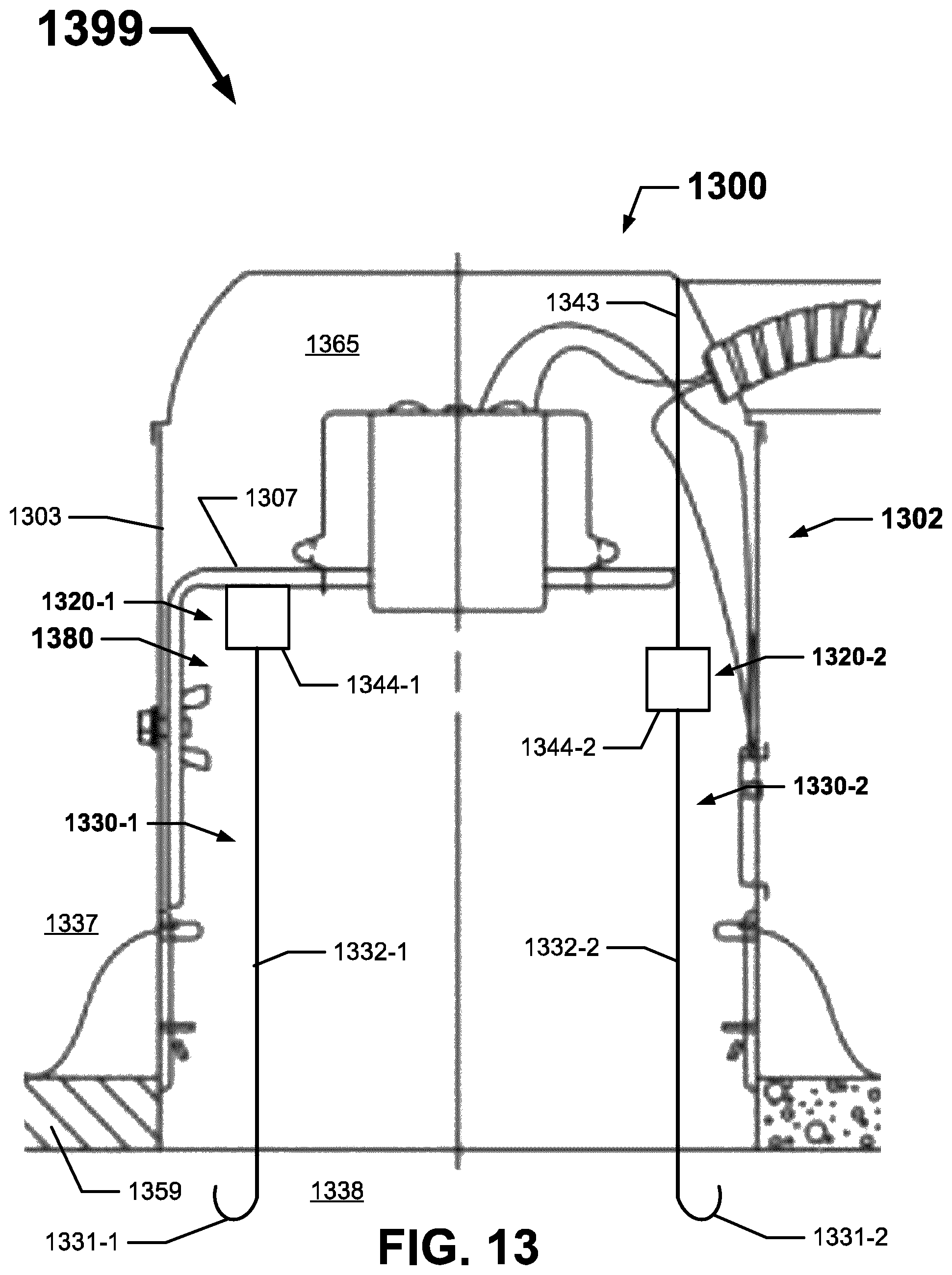 Patent US12504153 Figure 13 – Trim retention assemblies for recessed luminaires