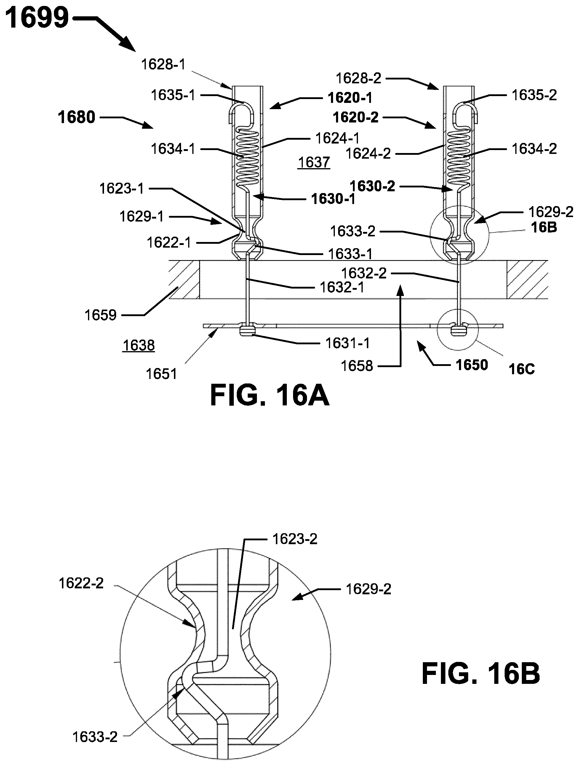 Patent US12504153 Figure 18 – Trim retention assemblies for recessed luminaires