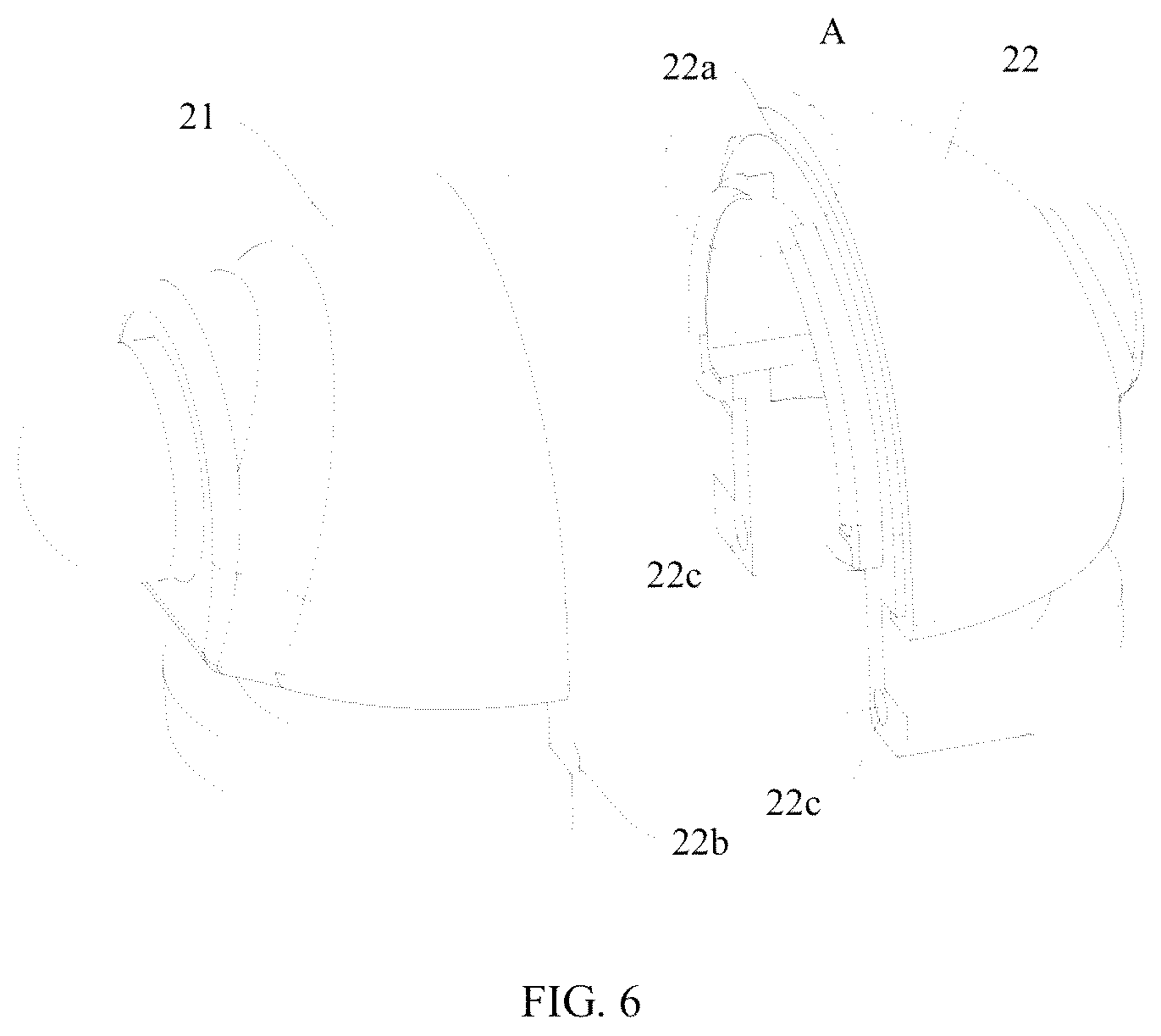 Patent US12504155 Figure 6 – Finger lamp structure