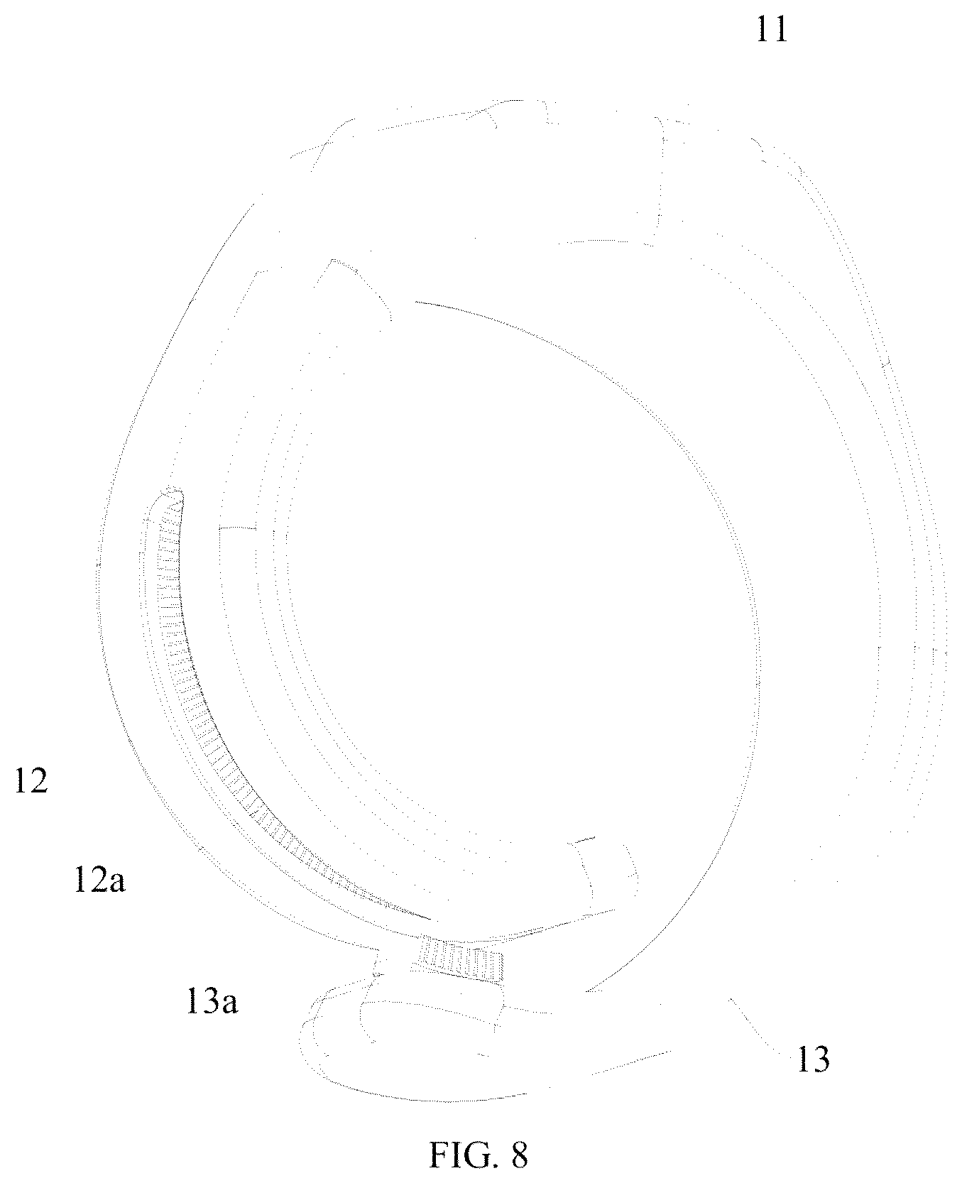 Patent US12504155 Figure 8 – Finger lamp structure