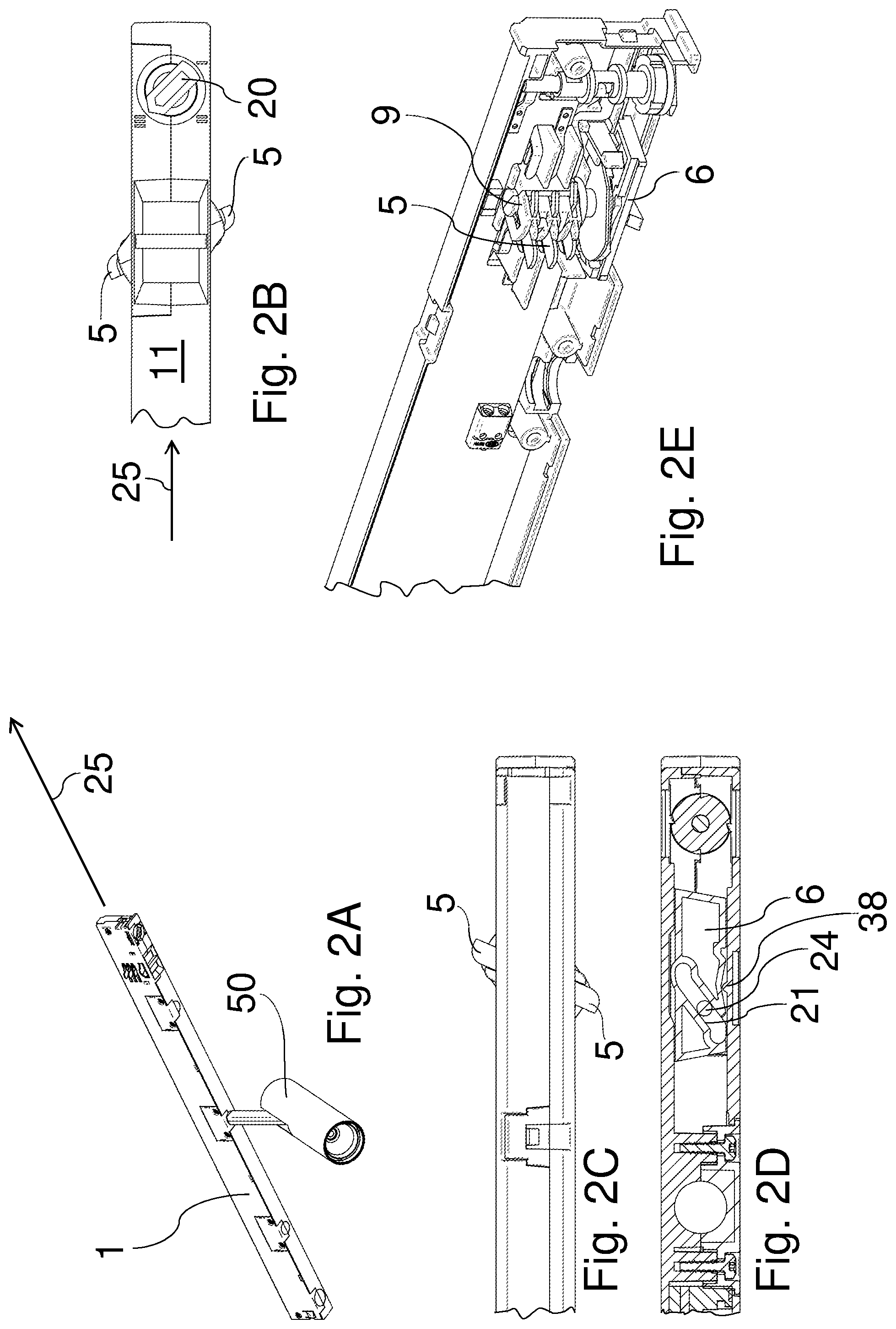 Patent US12504157 Figure 2 – Adapter for use in a track lighting system, and lighting arrangement