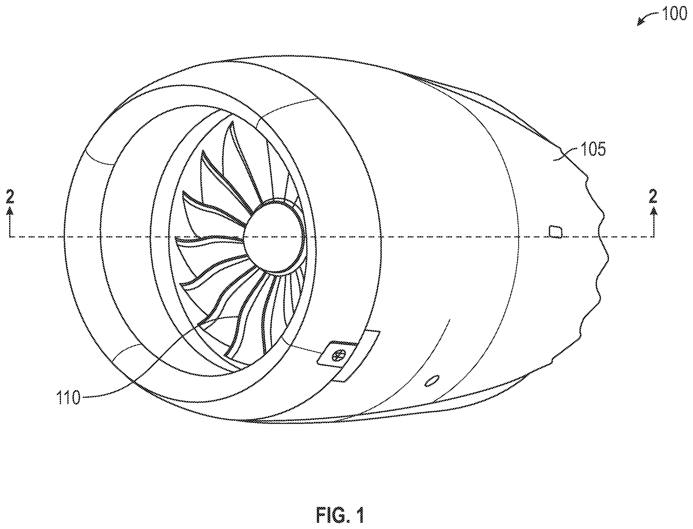 Patent US12504168 Figure 1 – Cowl damper for combustor
