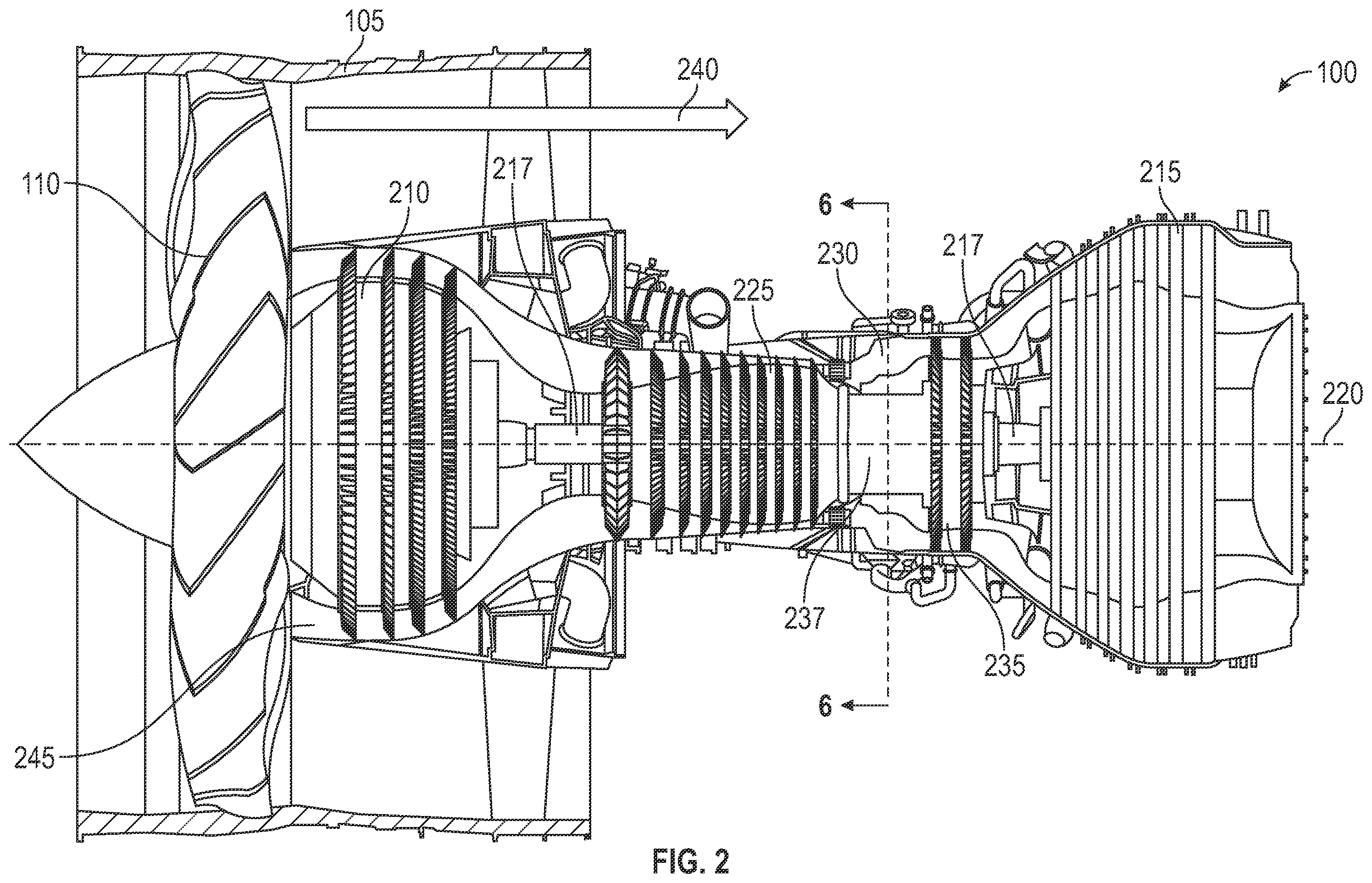 Patent US12504168 Figure 2 – Cowl damper for combustor