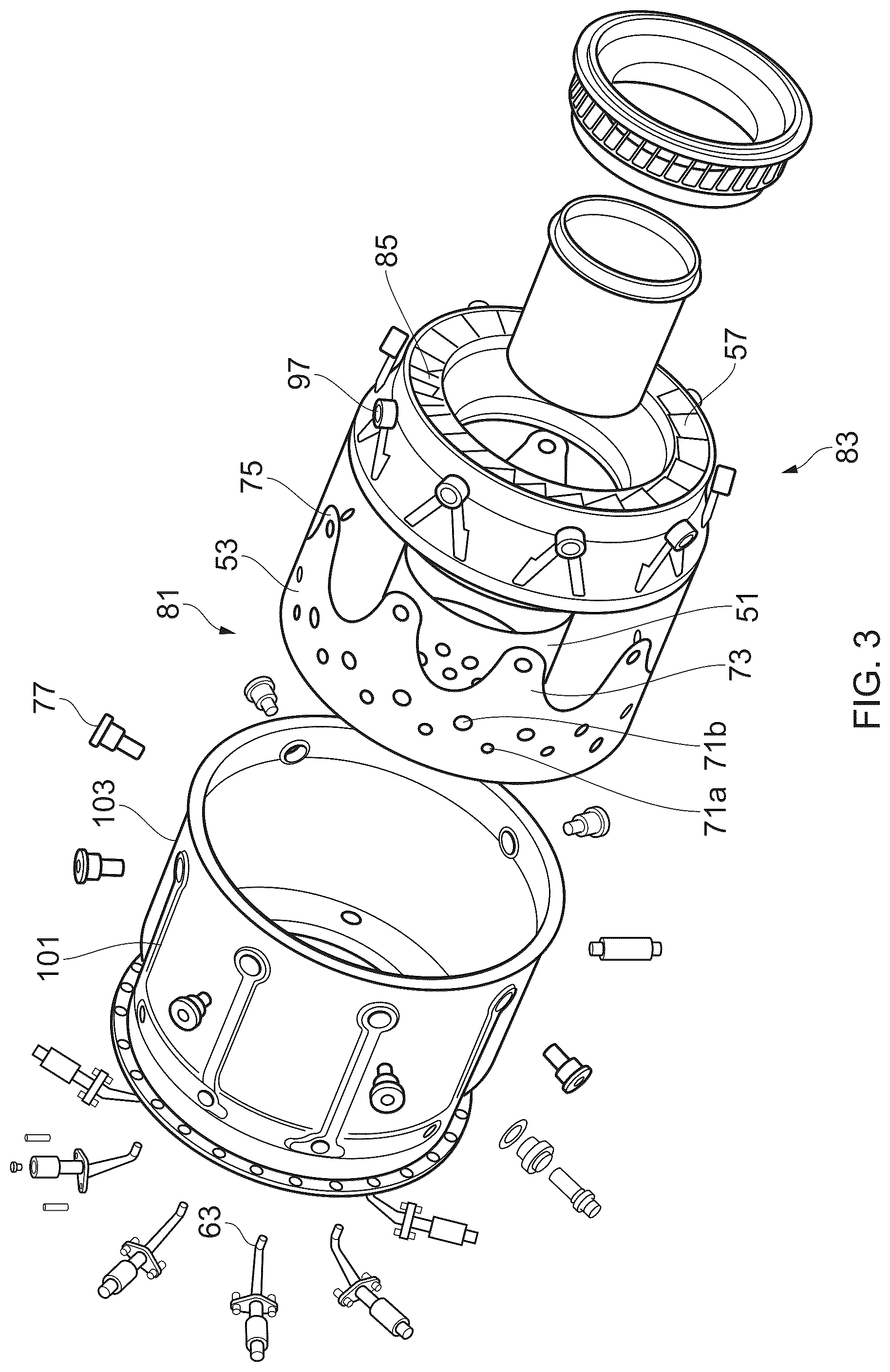 Patent US12504169 Figure 3 – Gas turbine engine
