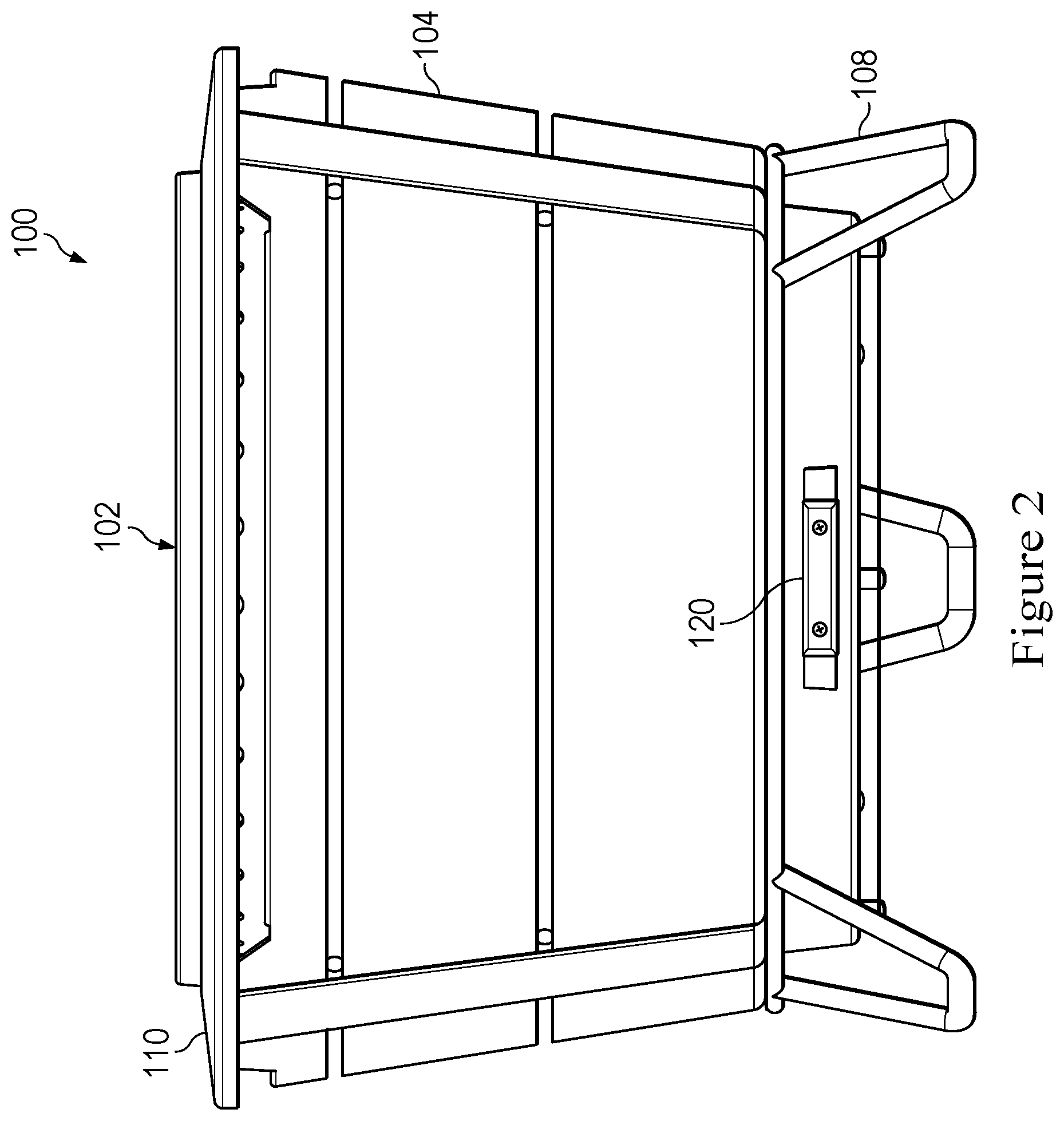 Patent US12504172 Figure 2 – Multi-configuration fire pit grate