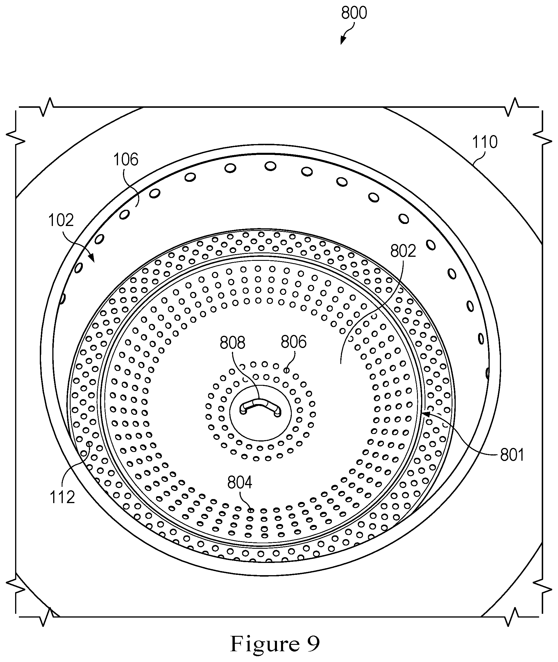 Patent US12504172 Figure 9 – Multi-configuration fire pit grate
