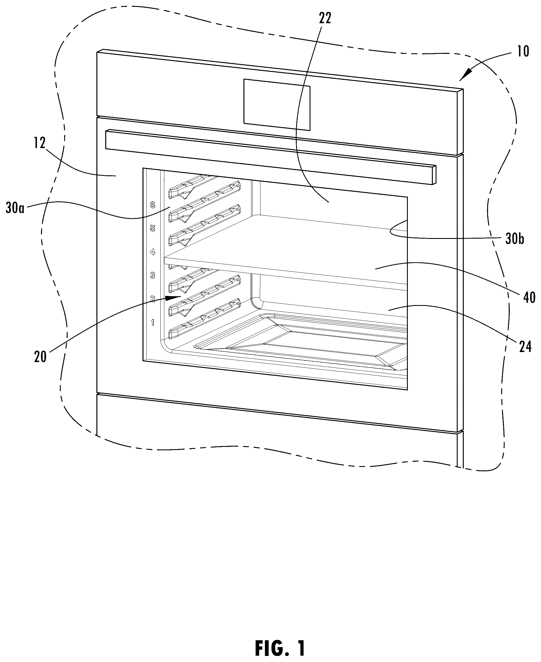 Patent US12504175 Figure 1 – Air-tight removable divider and thermal break