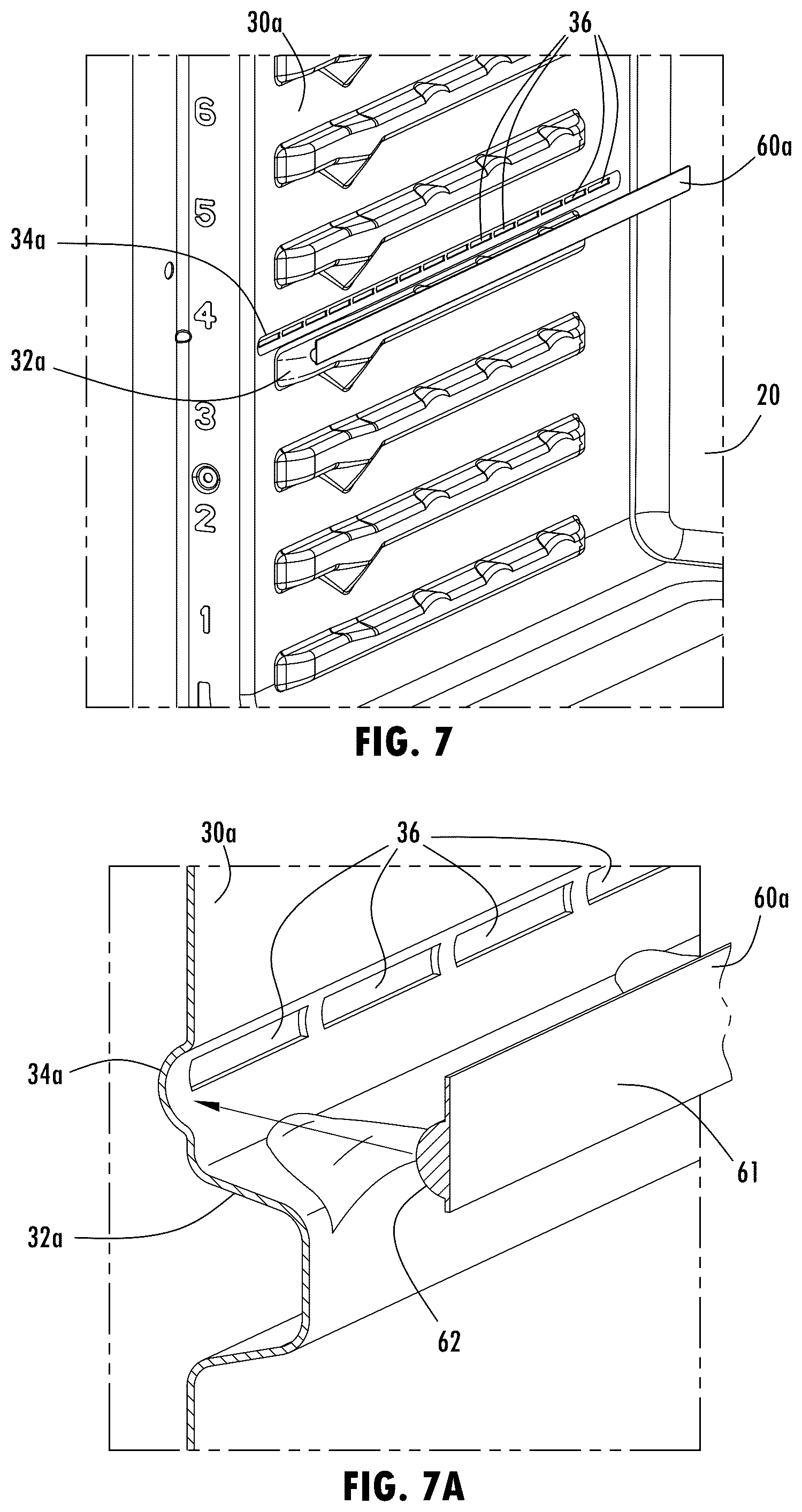 Patent US12504175 Figure 7 – Air-tight removable divider and thermal break
