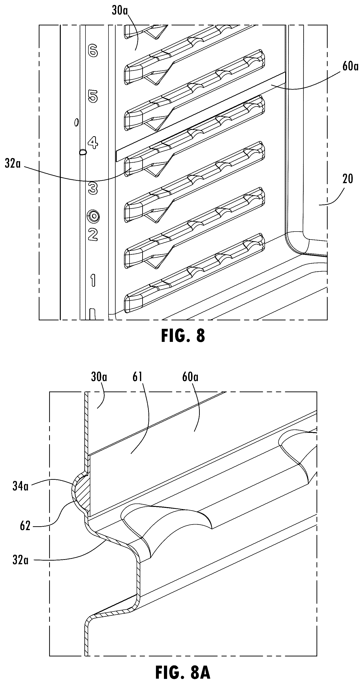 Patent US12504175 Figure 8 – Air-tight removable divider and thermal break