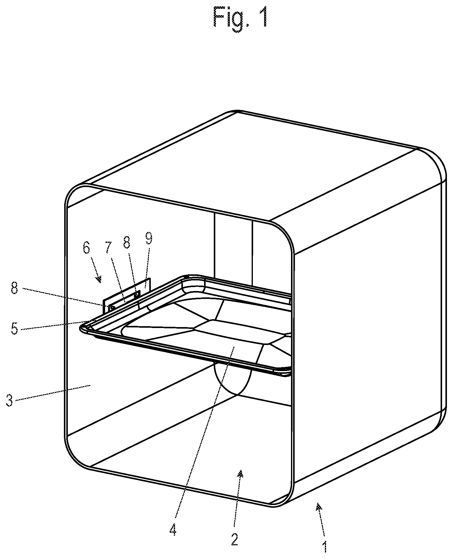 Patent US12504176 — Baking oven — Figure 1