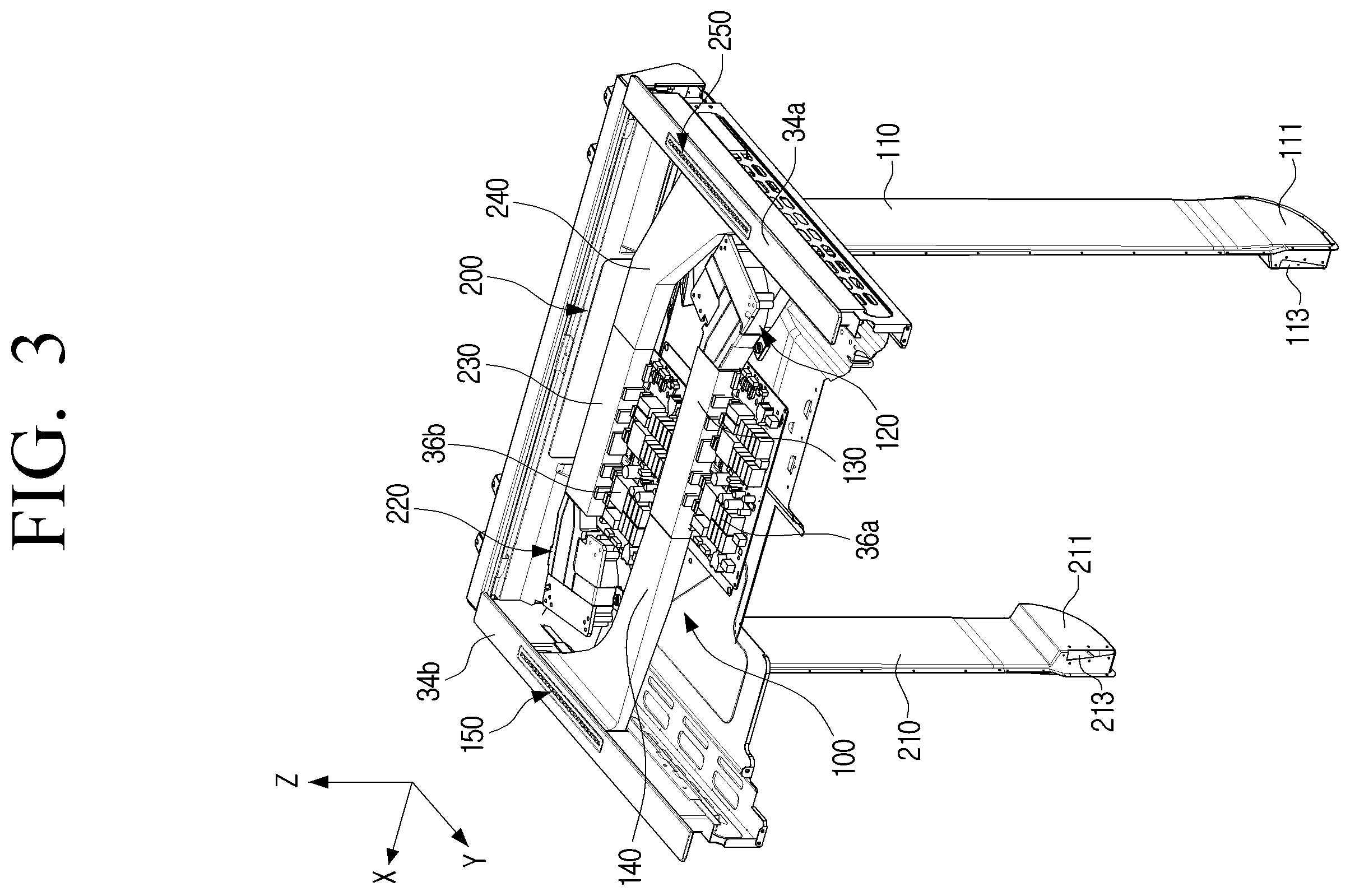 Patent US12504178 Figure 3 – Cooking device