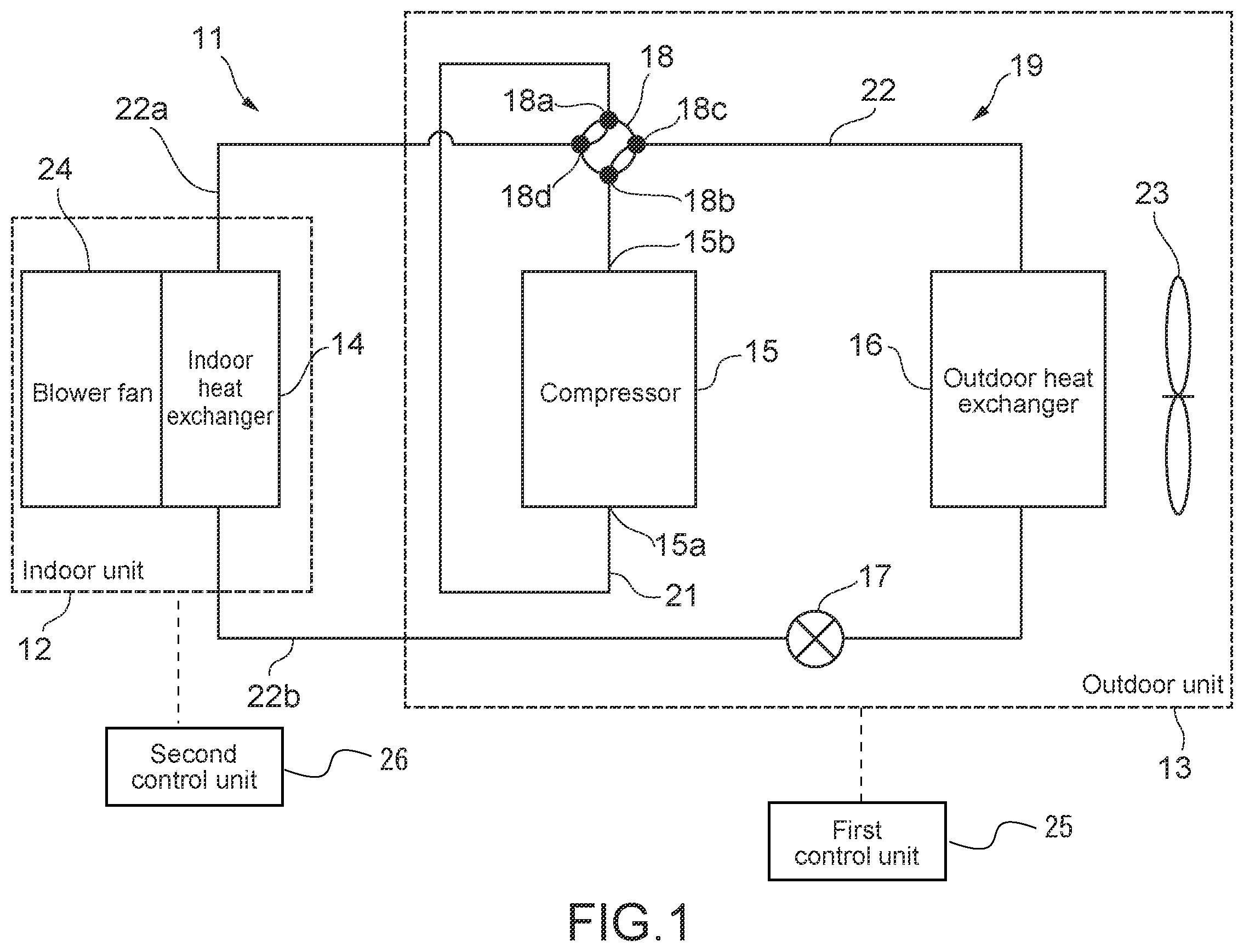Patent US12504180 — Air conditioner — Figure 1