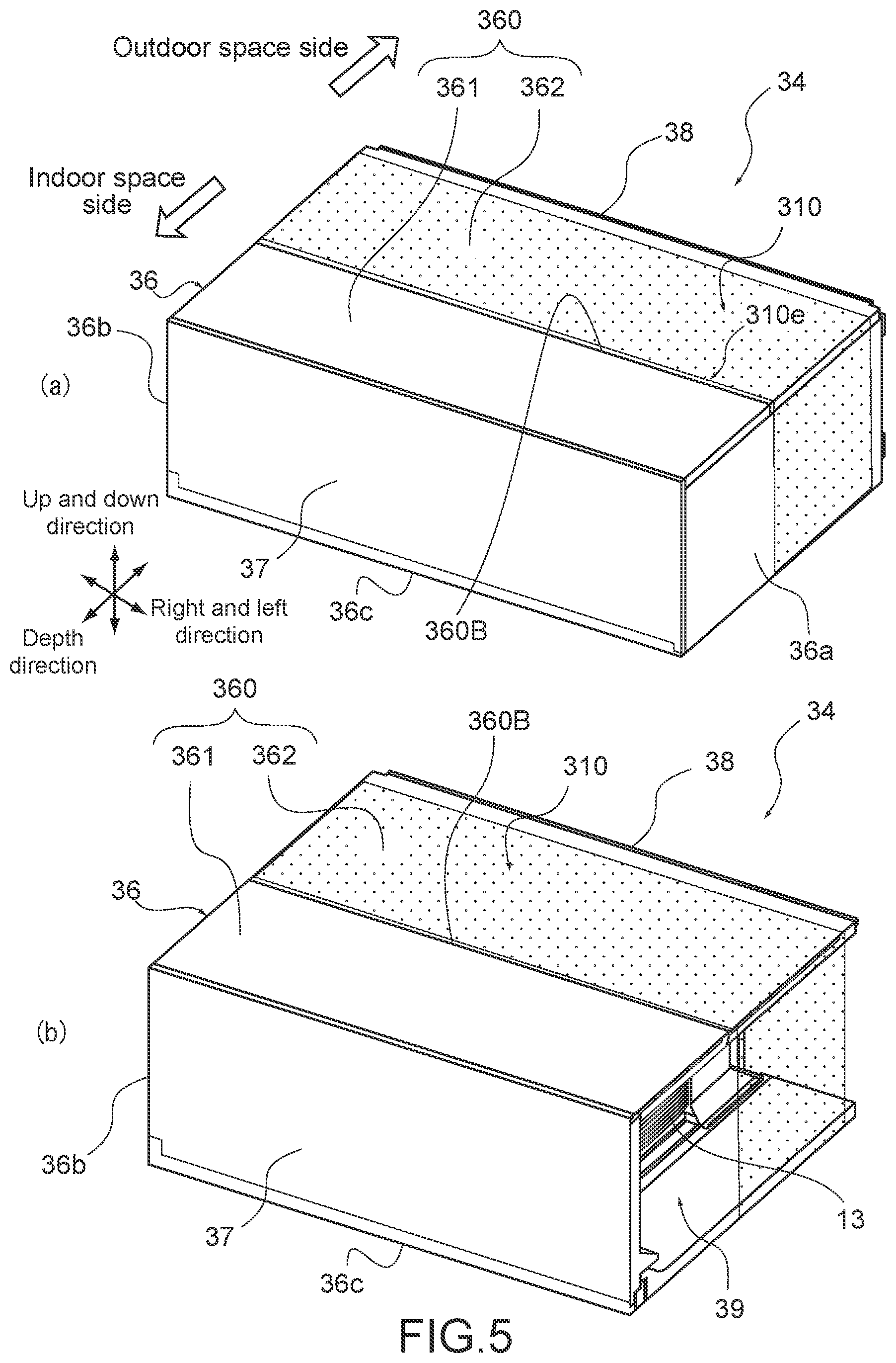 Patent US12504180 Figure 5 – Air conditioner