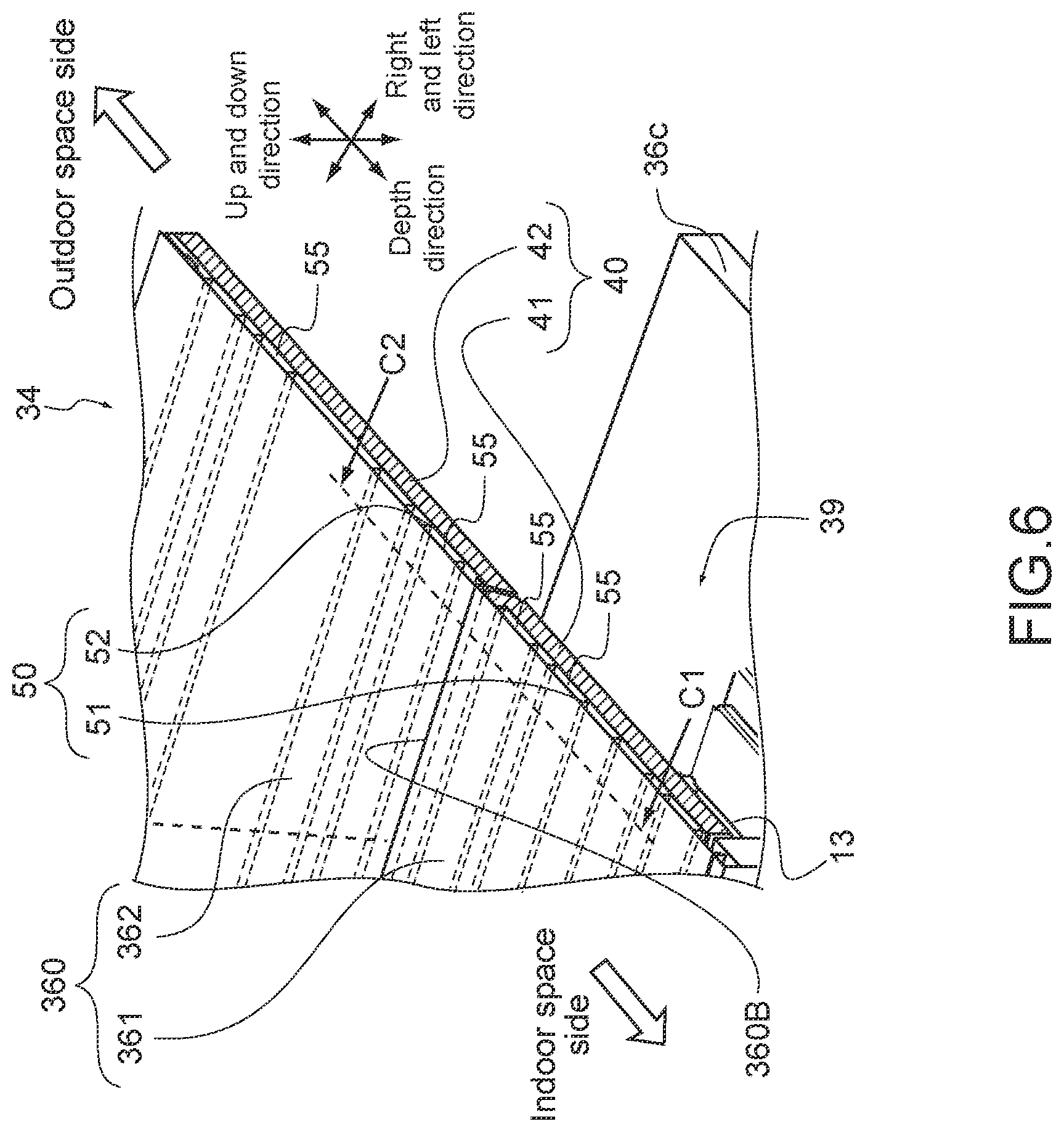 Patent US12504180 Figure 6 – Air conditioner