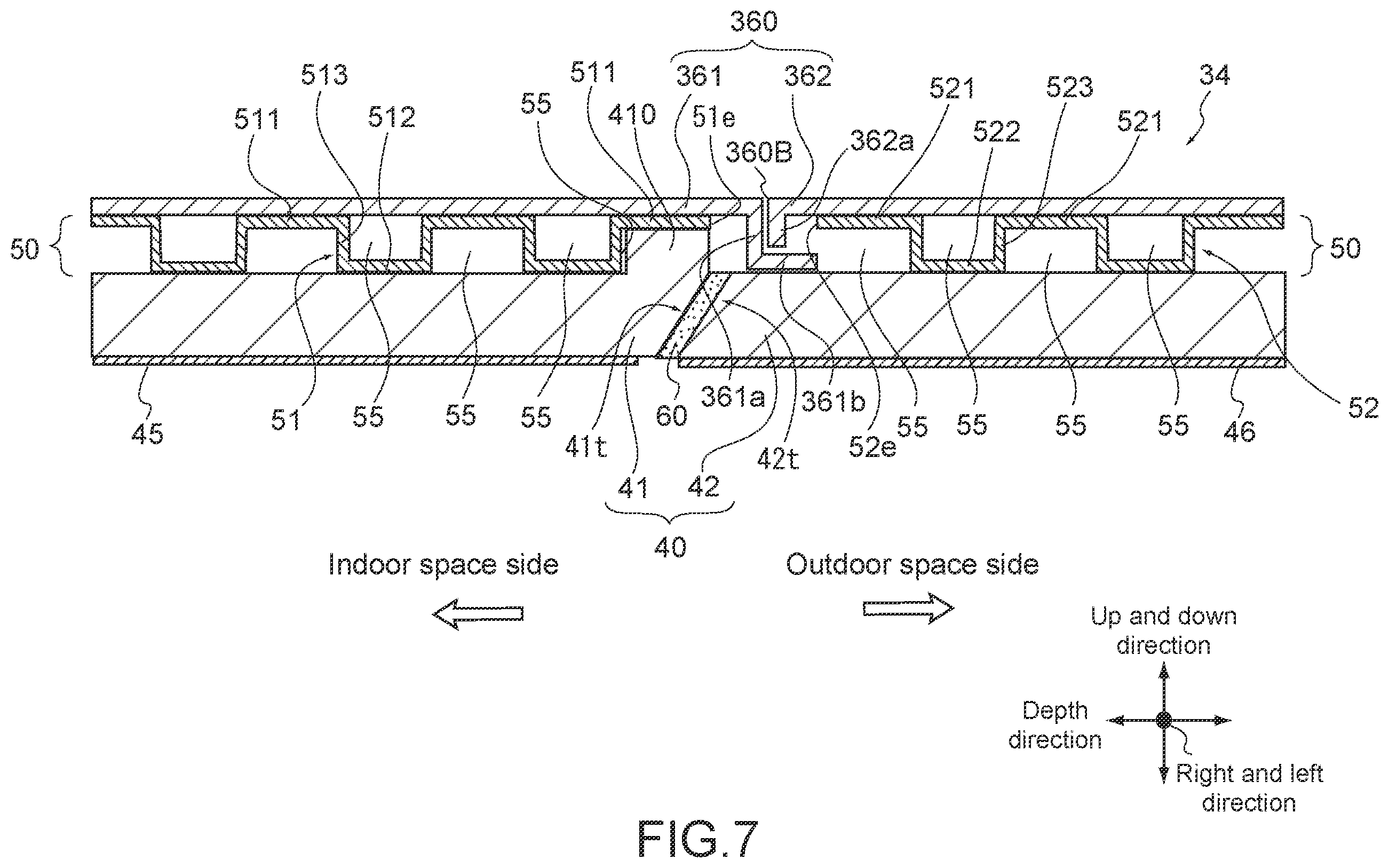 Patent US12504180 Figure 7 – Air conditioner