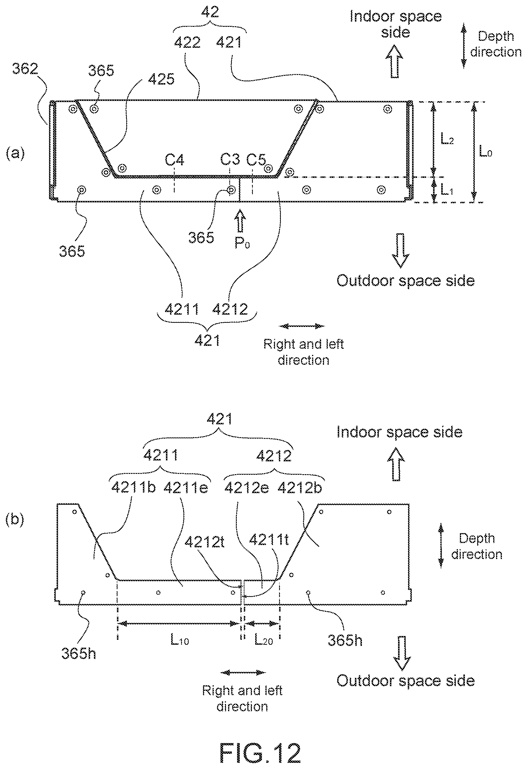 Patent US12504180 Figure 12 – Air conditioner