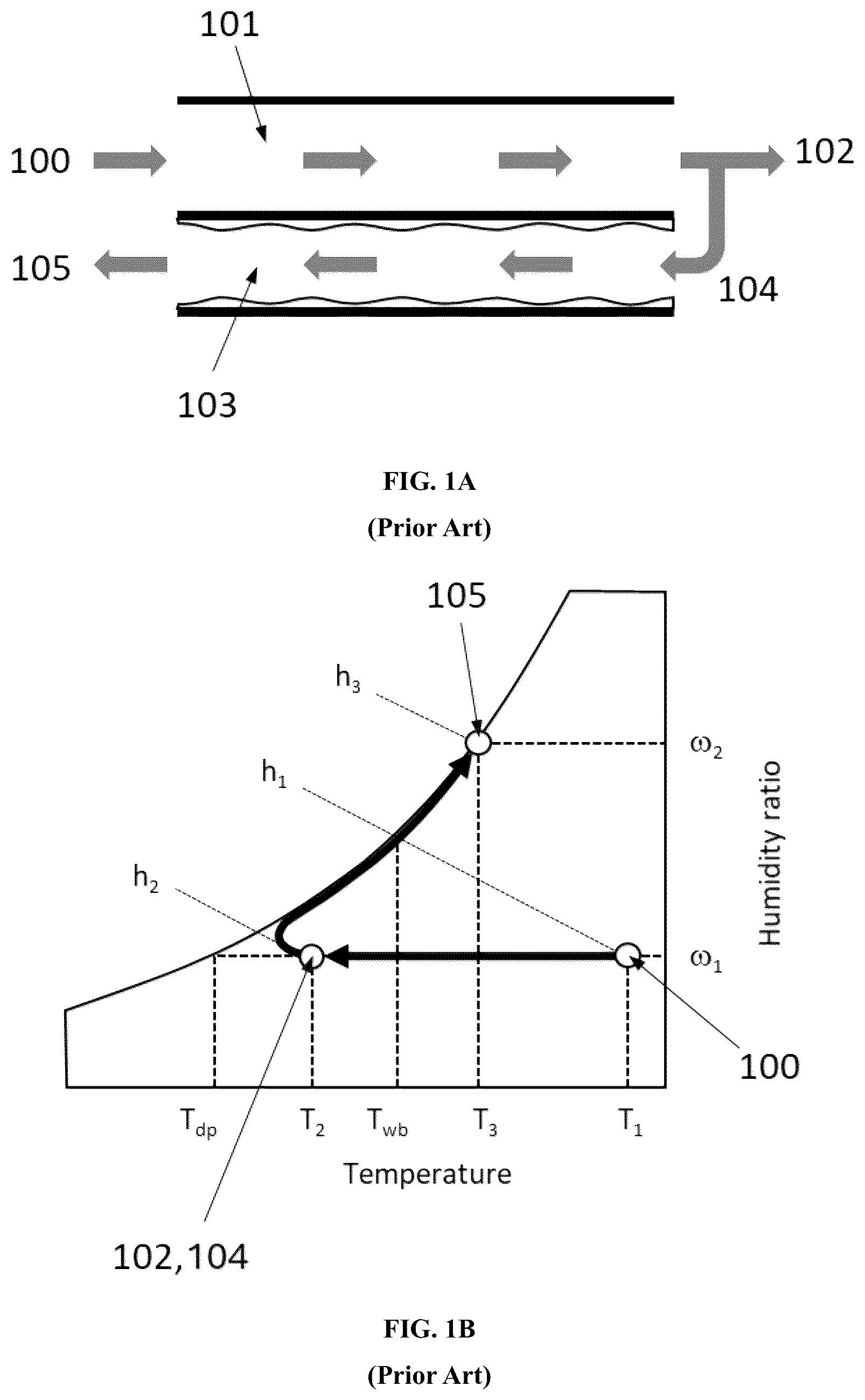 Patent US12504181 Figure 1 – Counter-flow indirect dew-point evaporative cooler