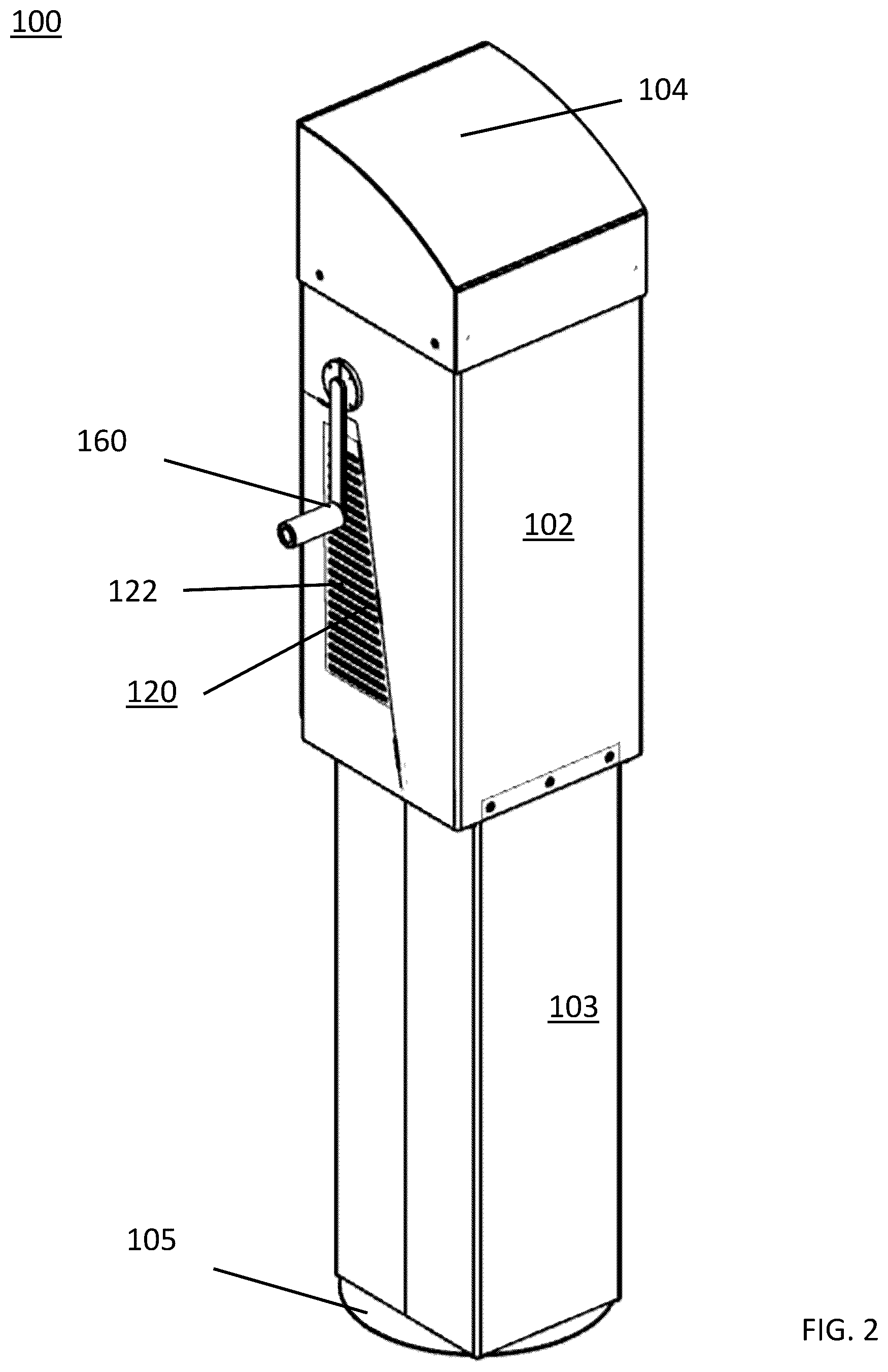 Patent US12504182 Figure 2 – Playground air cooler
