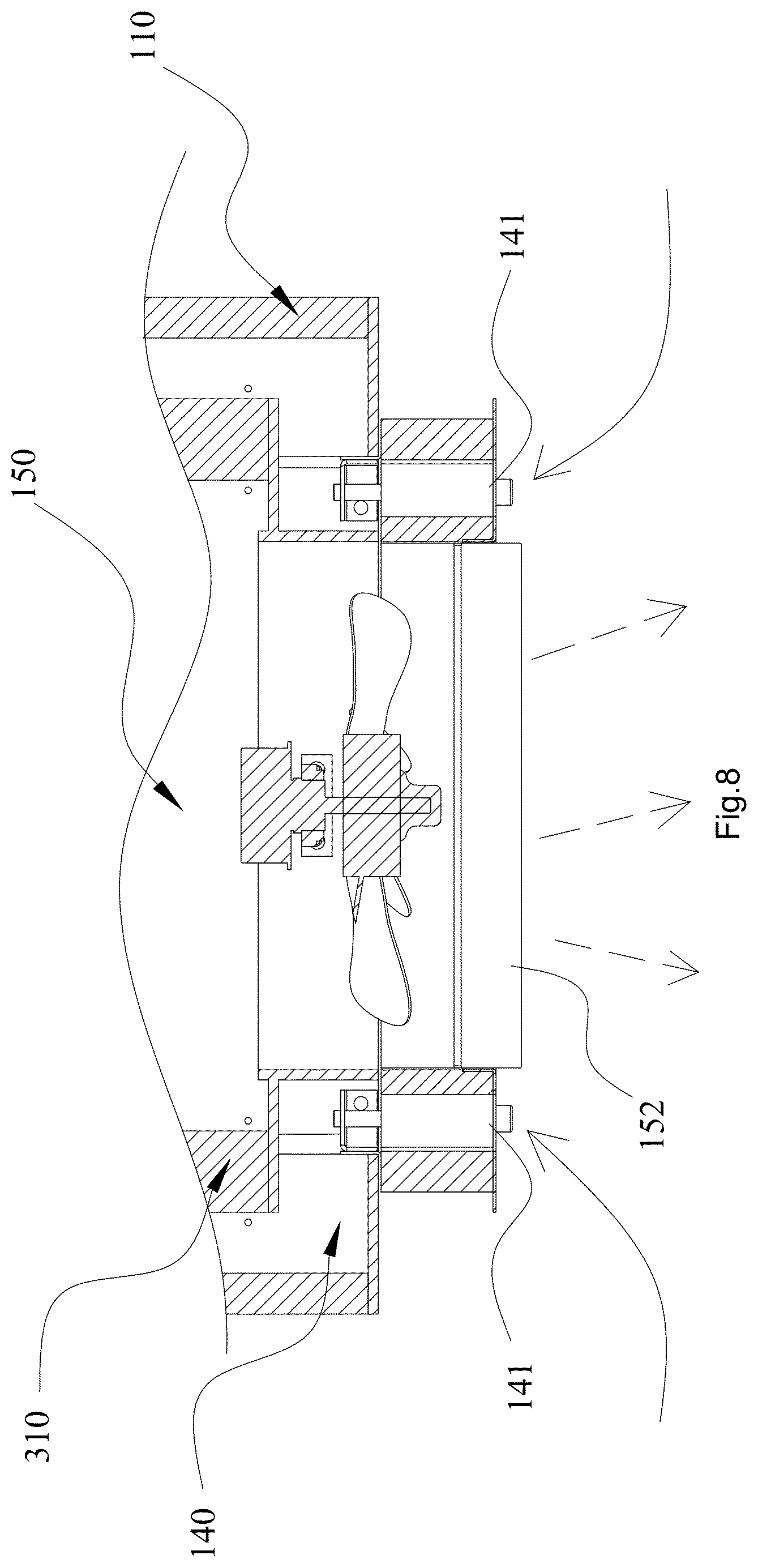 Patent US12504184 Figure 8 – Ventilation rooftop air-conditioning system