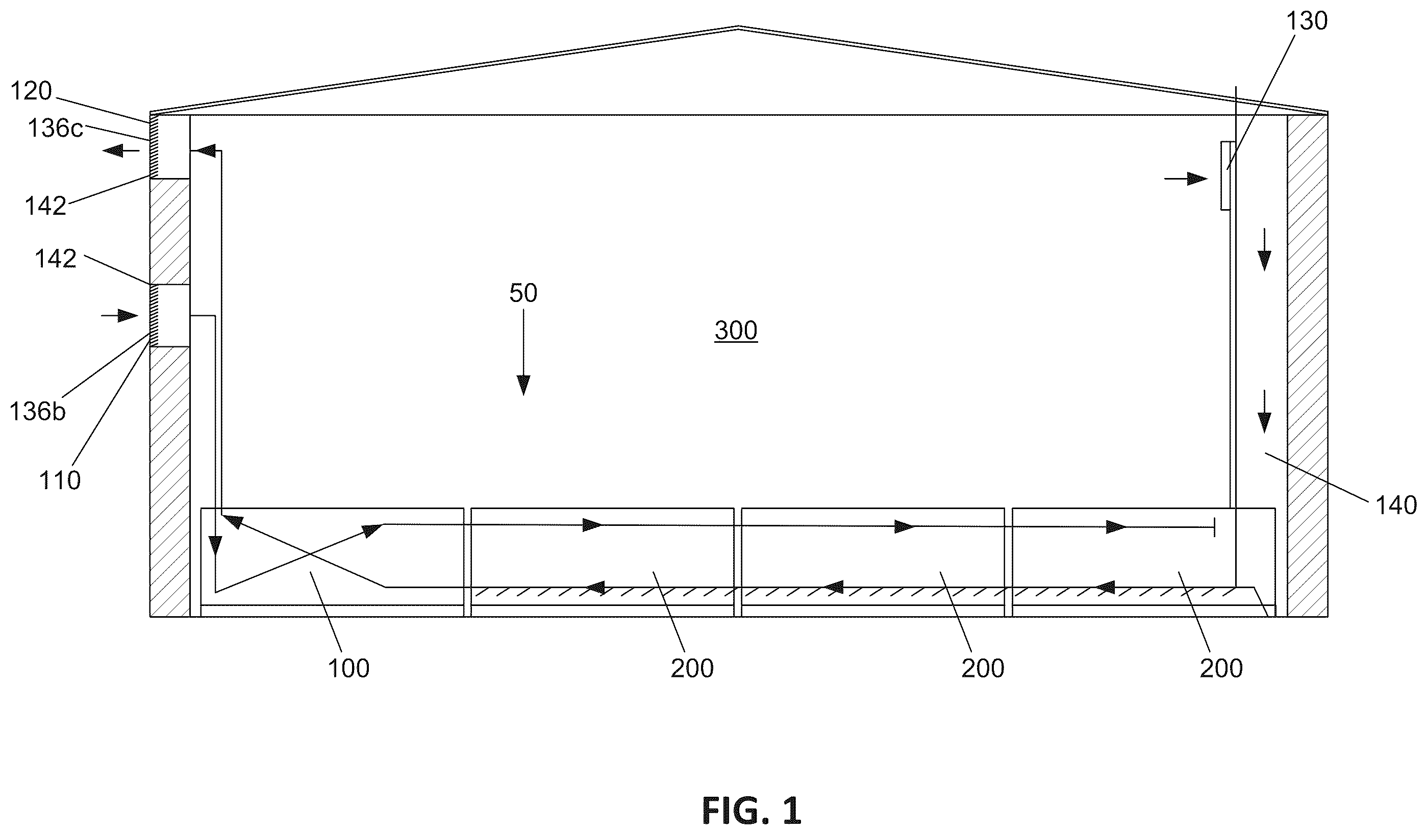 Patent US12504185 Figure 1 – Integrated ventilation and heat recovery terminal