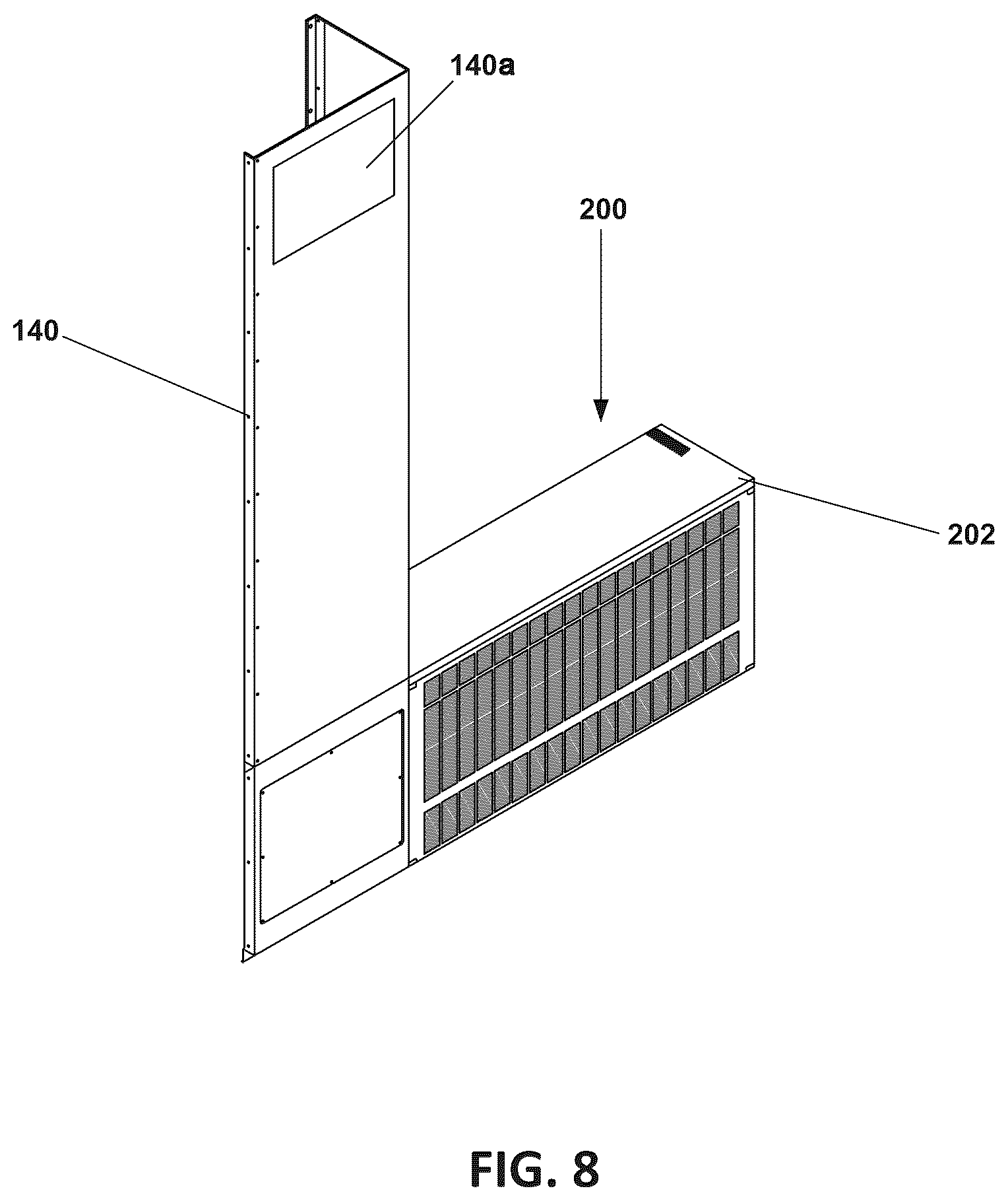 Patent US12504185 Figure 8 – Integrated ventilation and heat recovery terminal