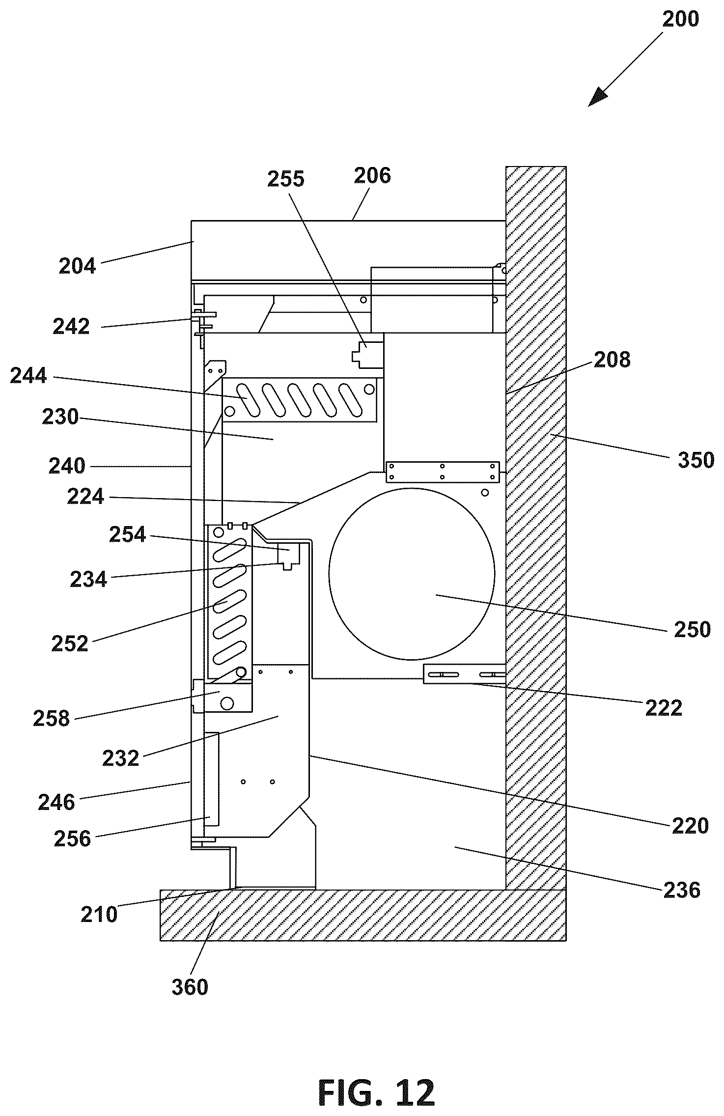 Patent US12504185 Figure 12 – Integrated ventilation and heat recovery terminal