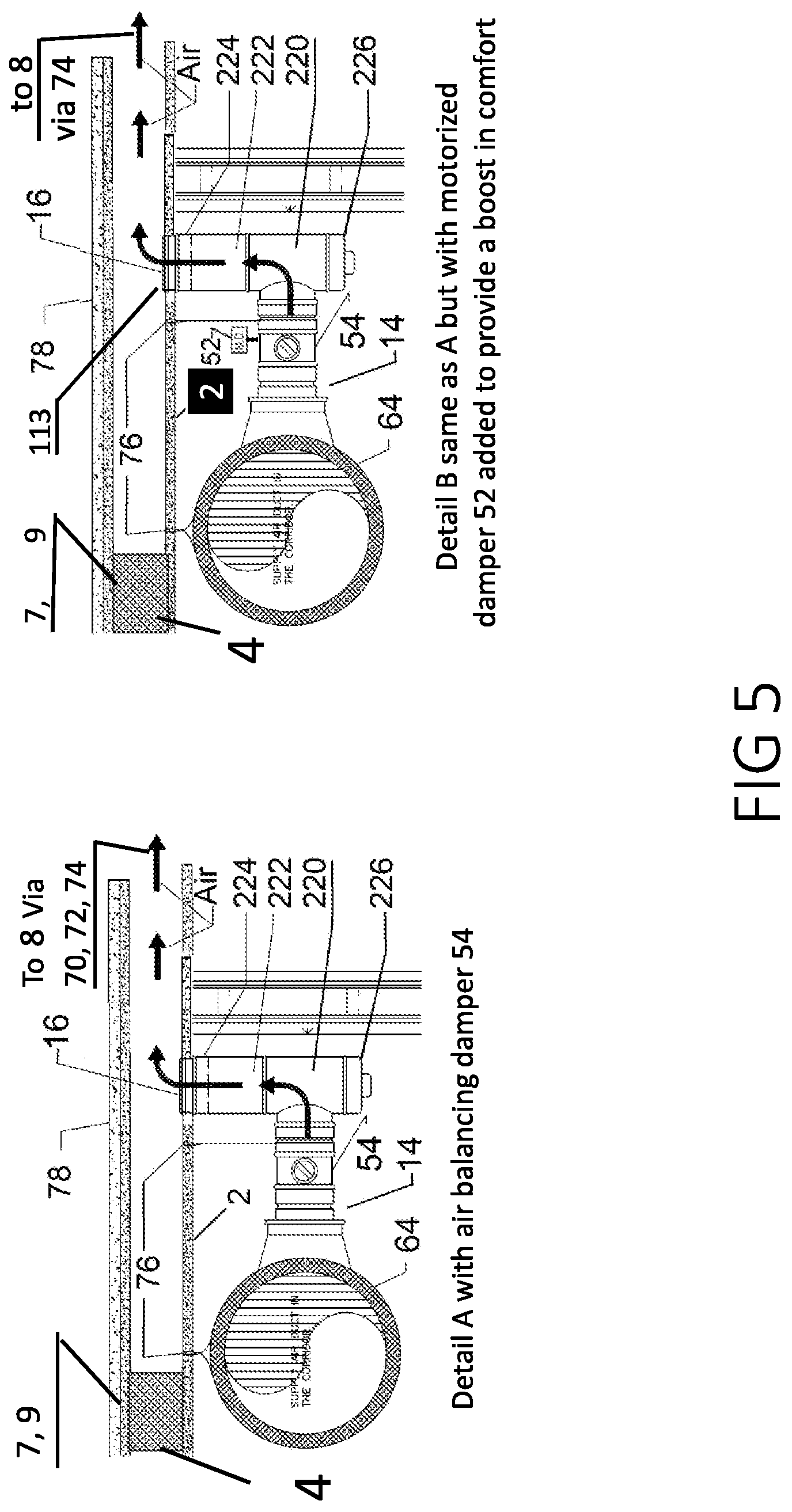 Patent US12504192 Figure 5 – Predictive building air flow management for indoor comfort thermal energy storage with grid enabled buildings