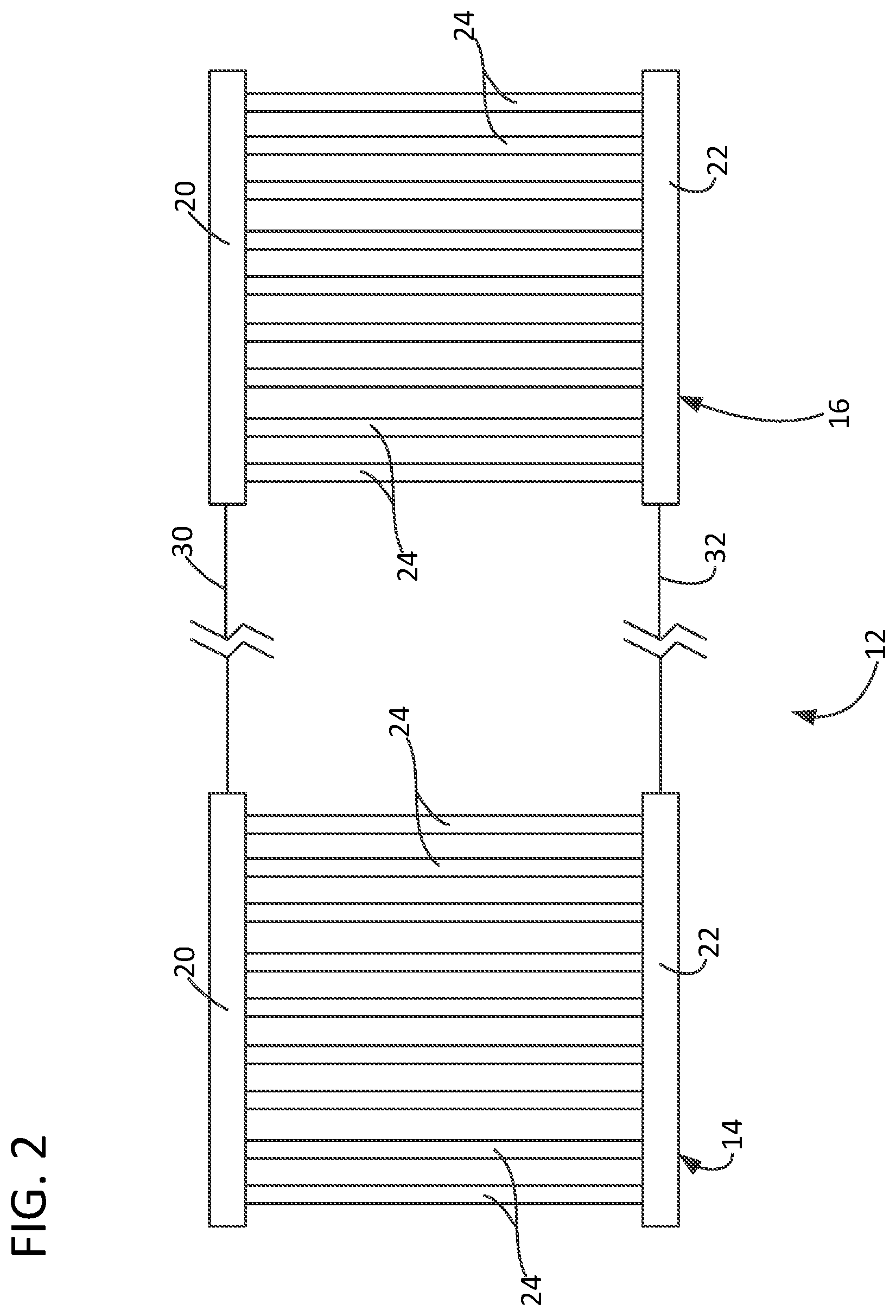 Patent US12504196 Figure 2 – Heat exchanger