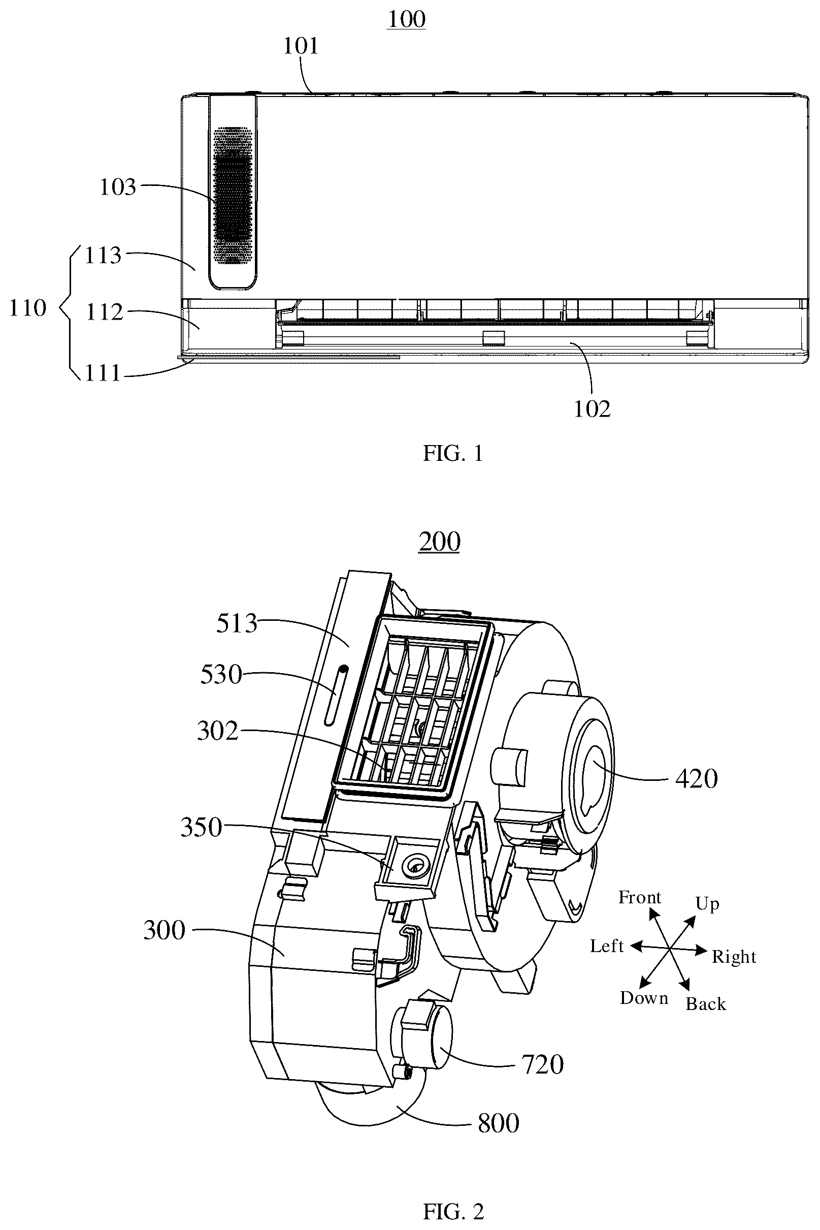 Patent US12504199 — Fresh air module and air conditioner — Figure 1