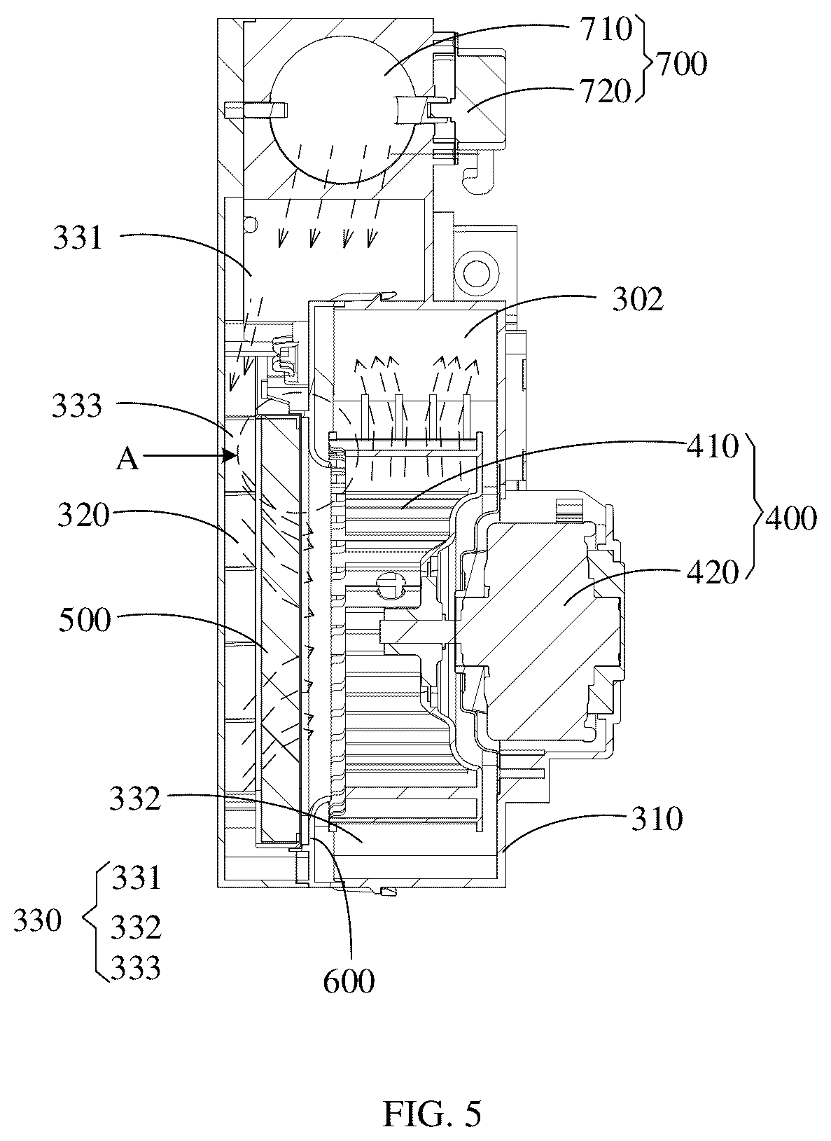 Patent US12504199 Figure 4 – Fresh air module and air conditioner